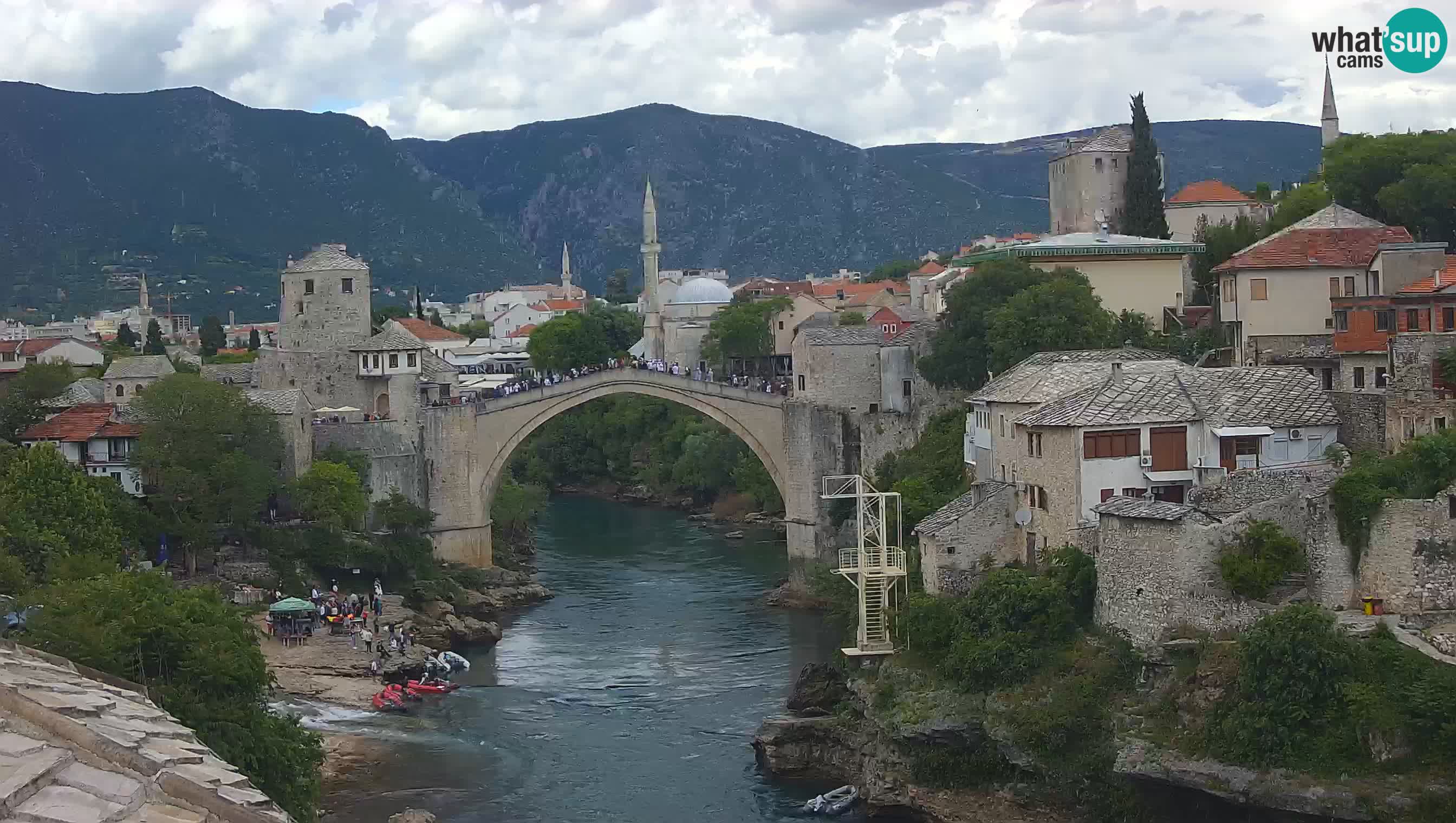 Spletna kamera Mostar – Stari Most in reka Neretva