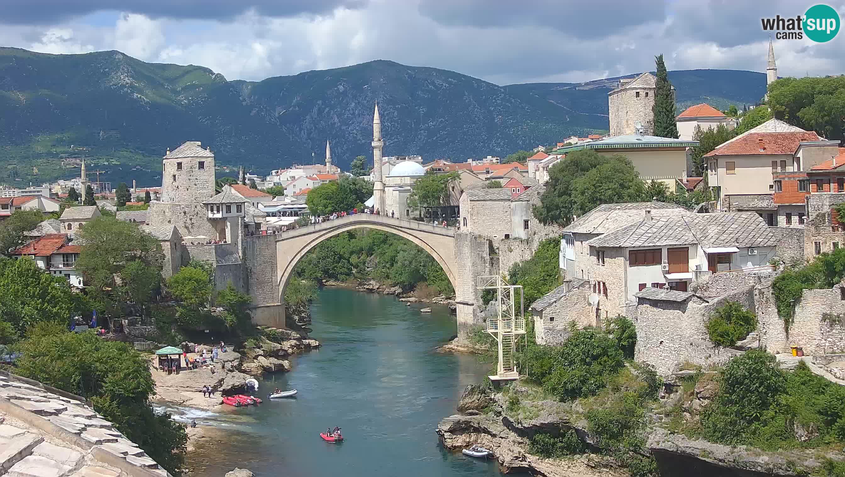 Spletna kamera Mostar – Stari Most in reka Neretva