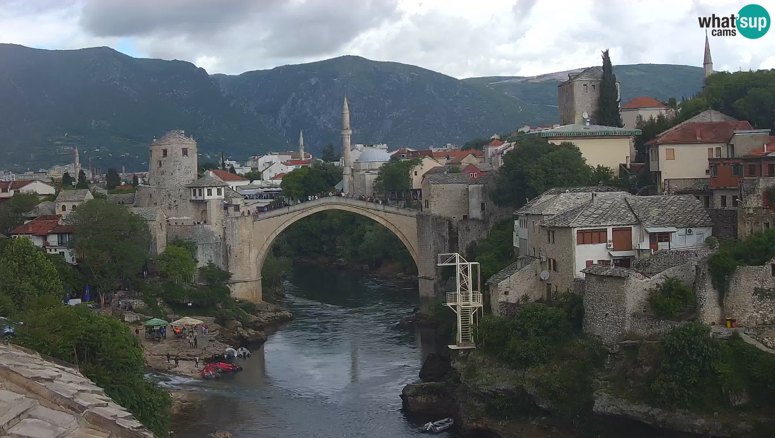 Mostar webcam – LIVE Old Bridge and Neretva river