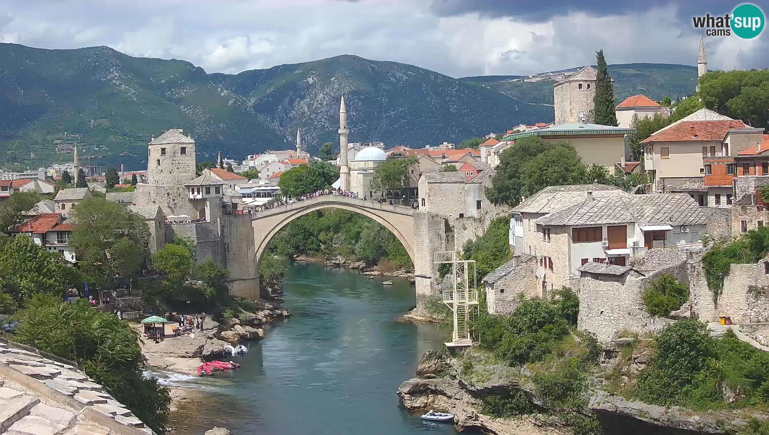 Mostar webcam – LIVE Old Bridge and Neretva river