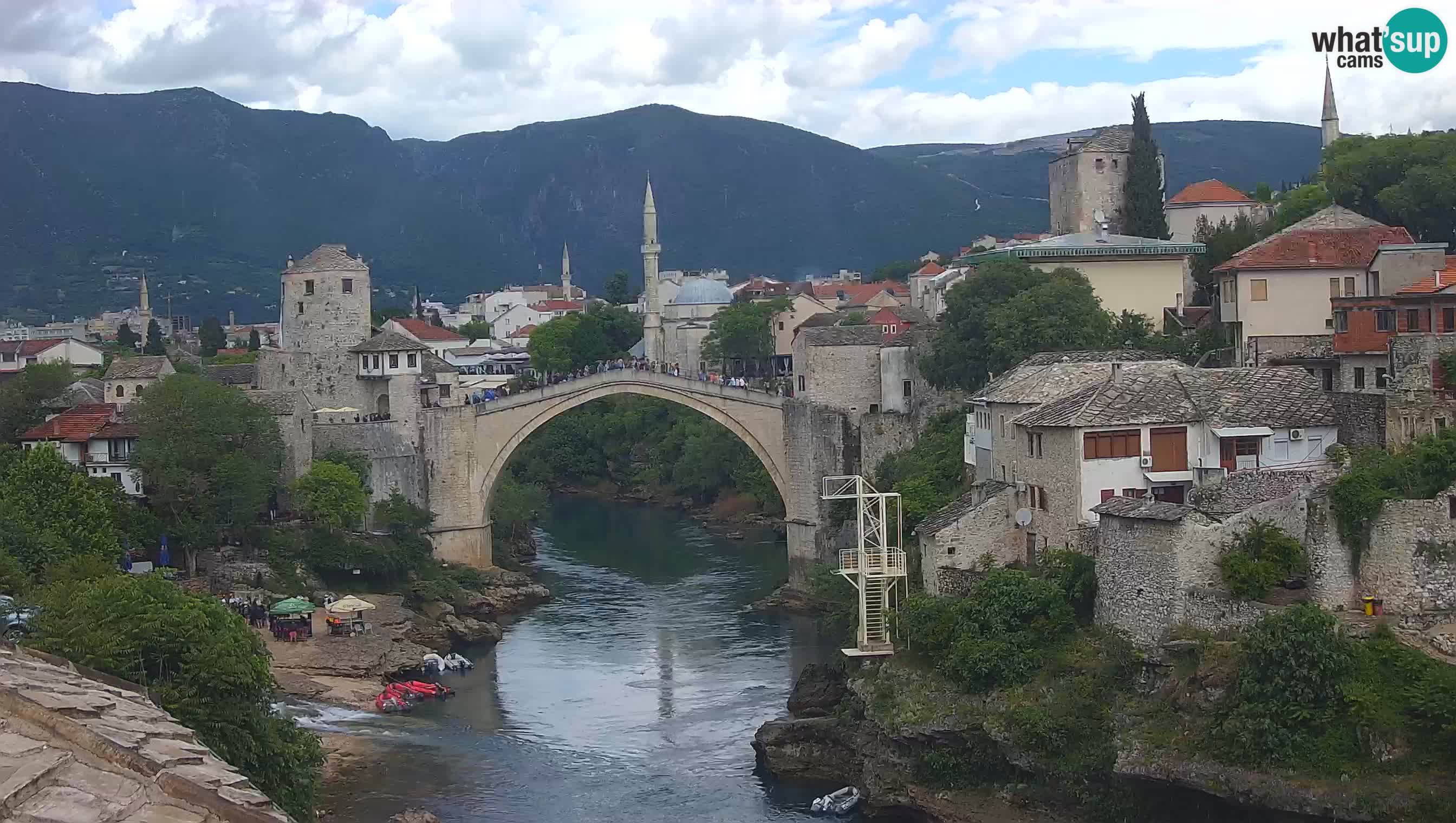Spletna kamera Mostar – Stari Most in reka Neretva