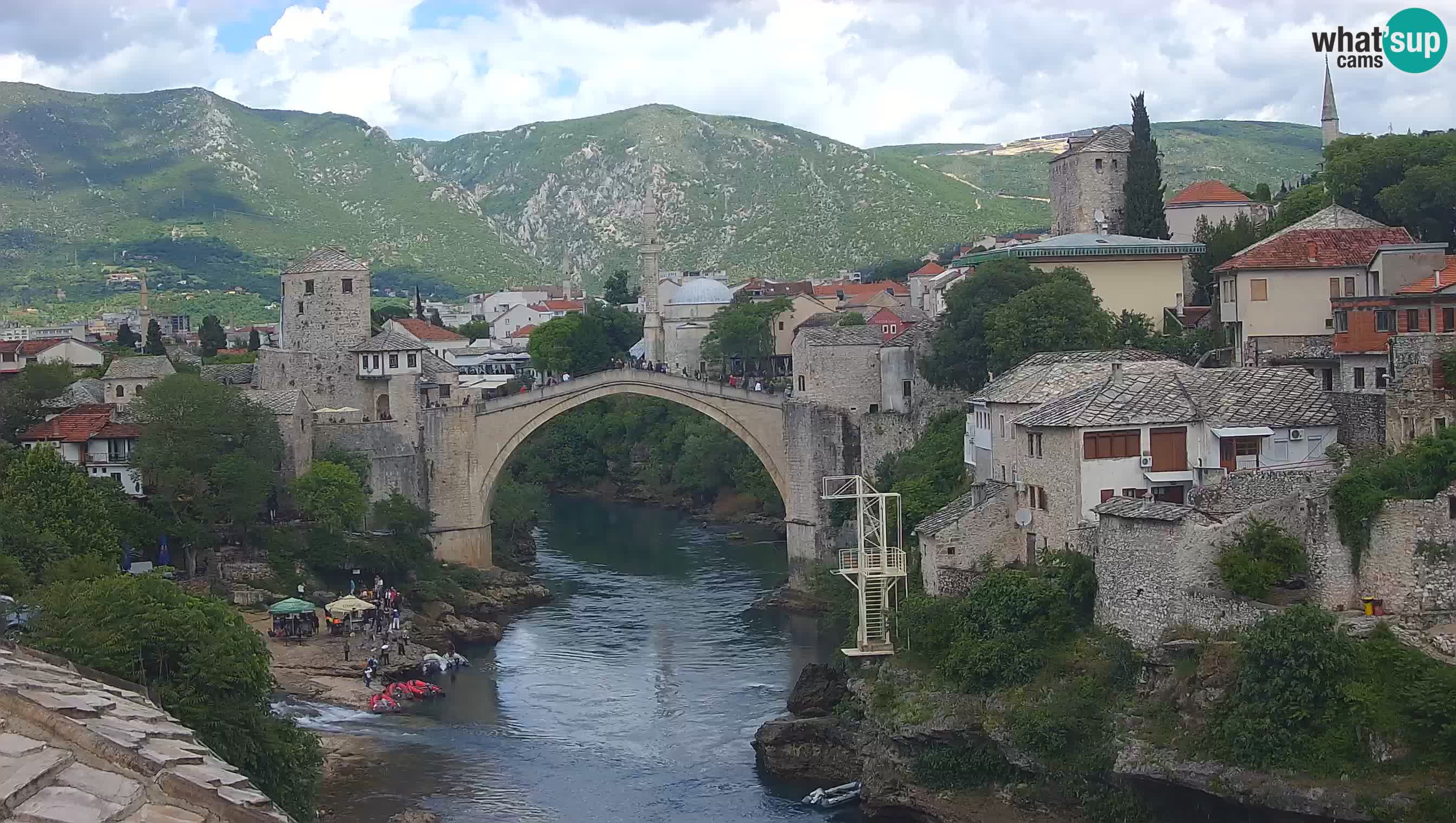 Mostar web kamera – Stari Most i rijeka Neretva – Goa Mostar