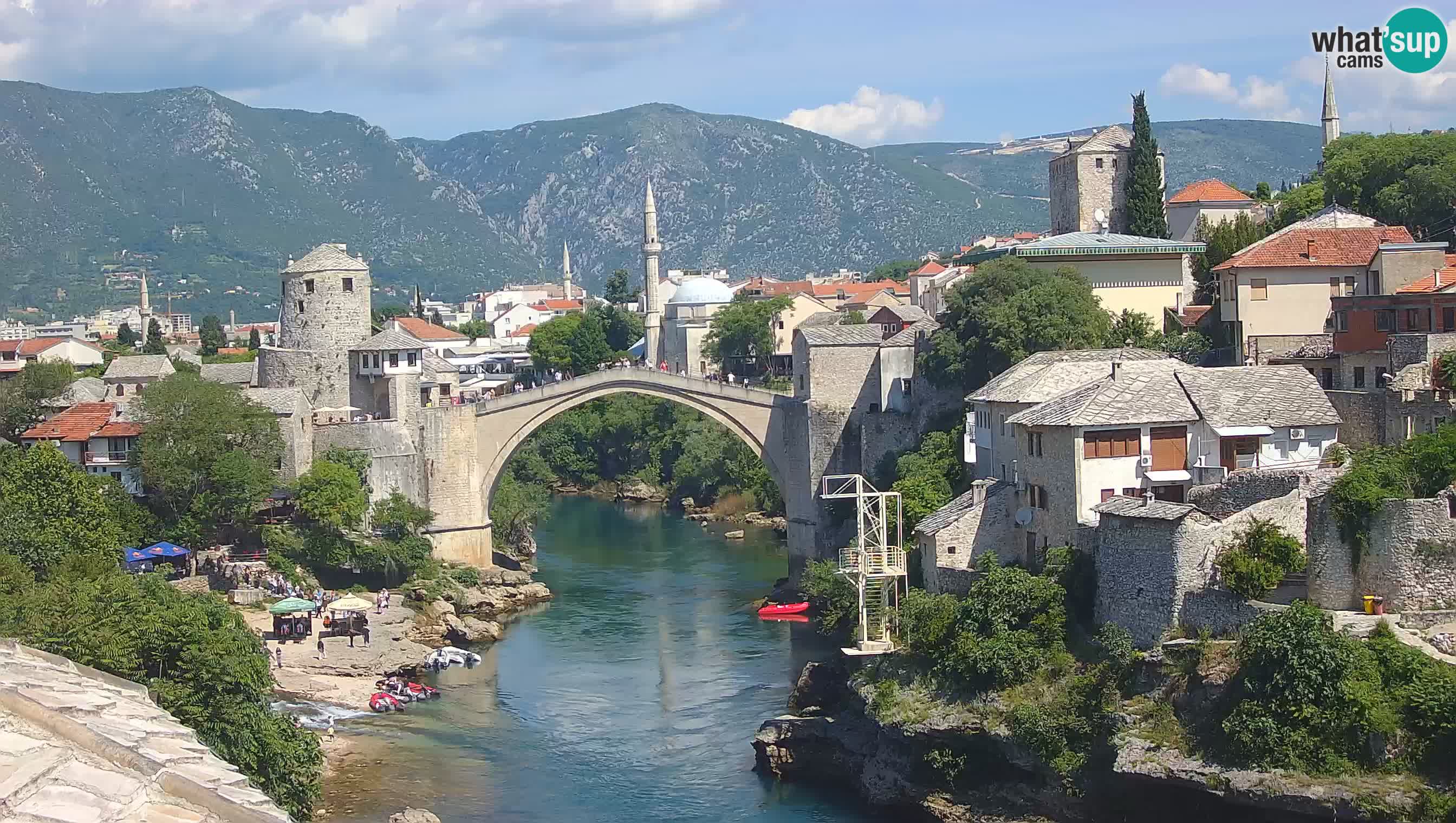 Spletna kamera Mostar – Stari Most in reka Neretva