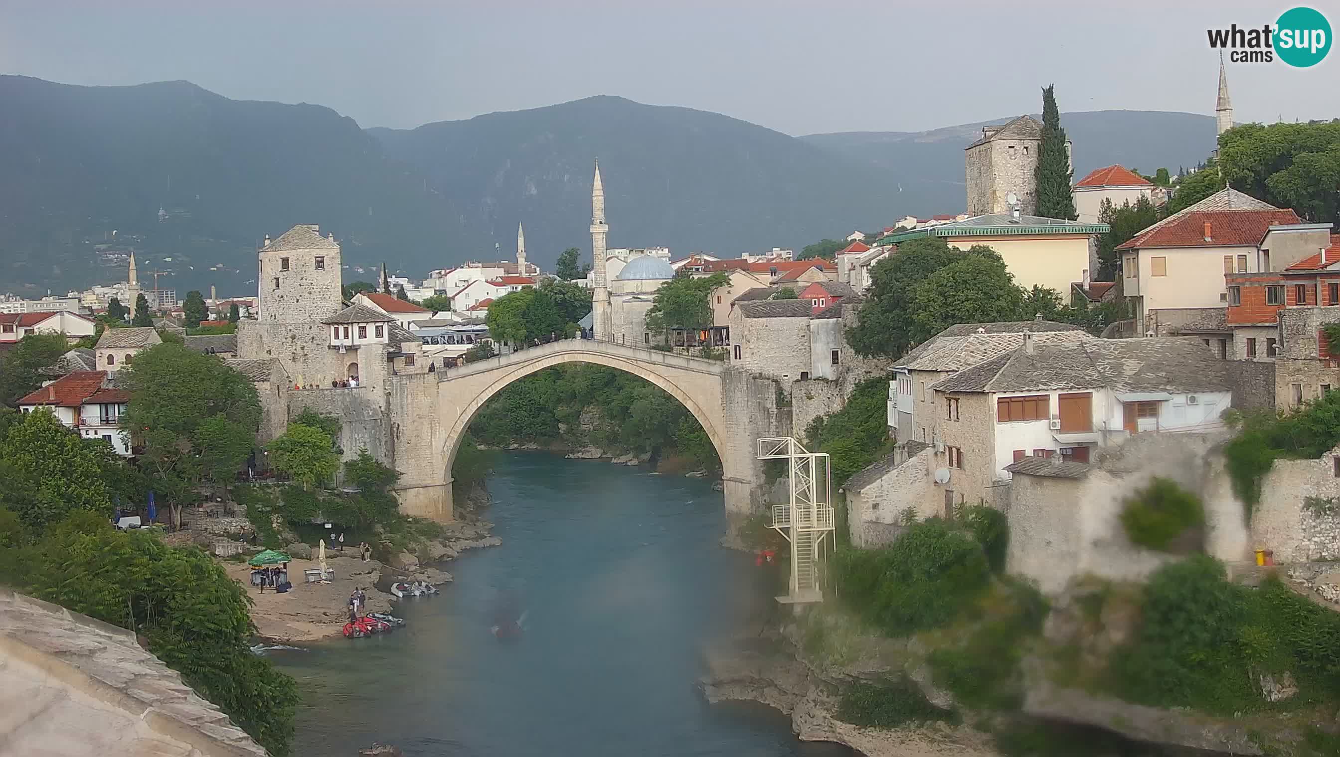Mostar web kamera – Stari Most i rijeka Neretva – Goa Mostar