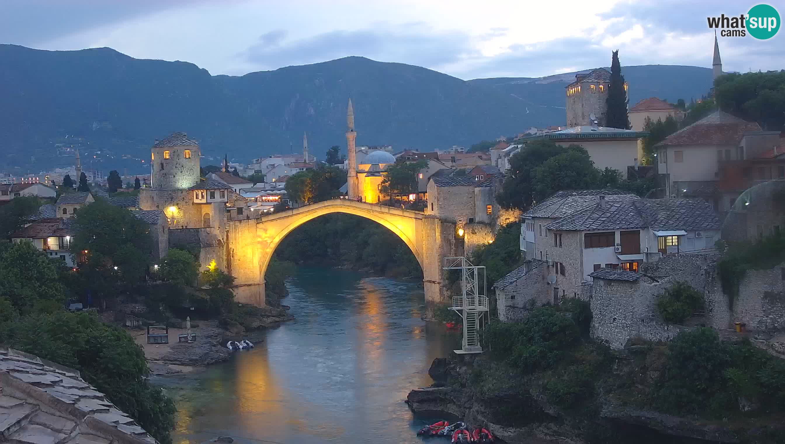 Spletna kamera Mostar – Stari Most in reka Neretva