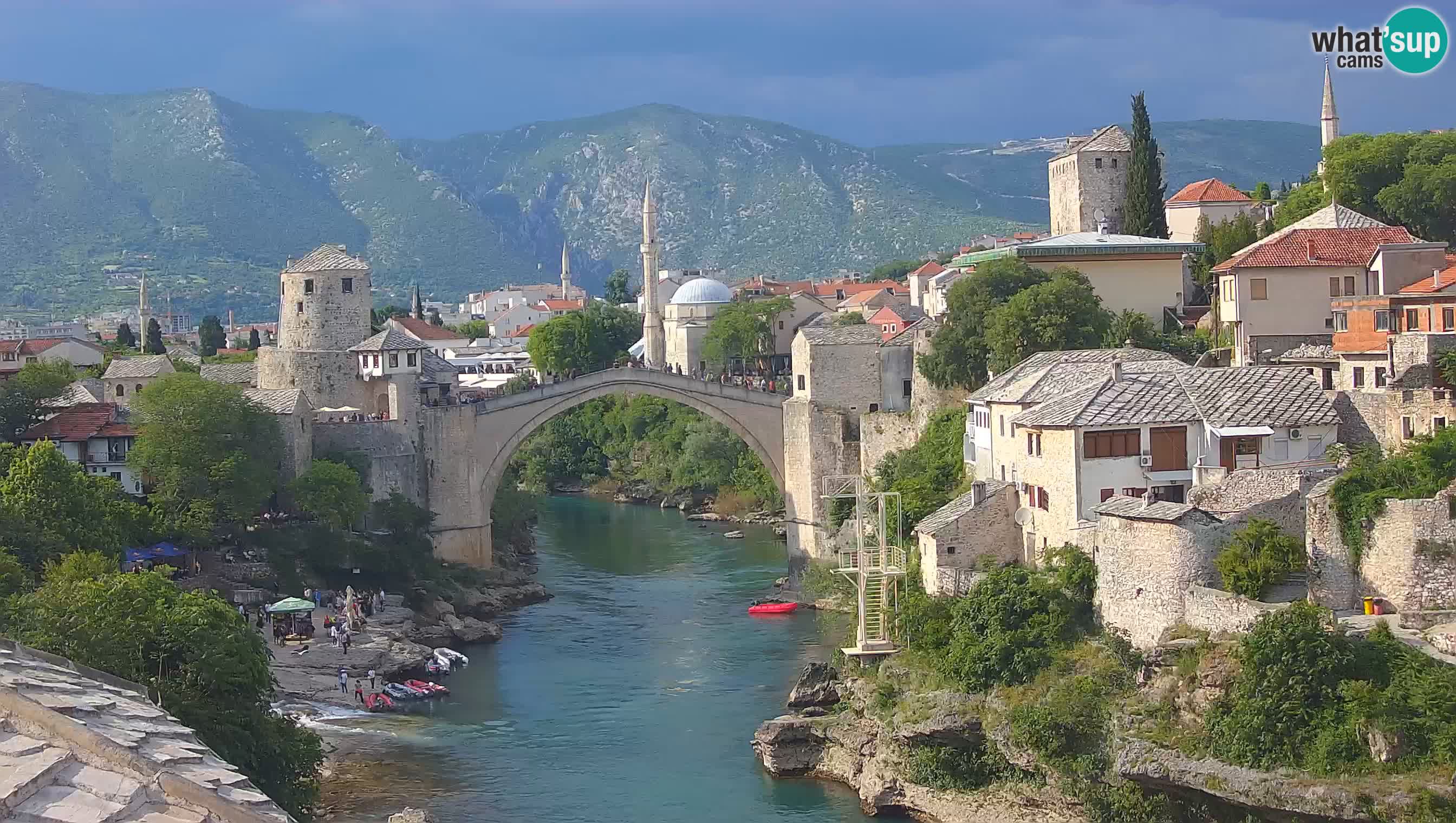 Mostar webcam – LIVE Old Bridge and Neretva river