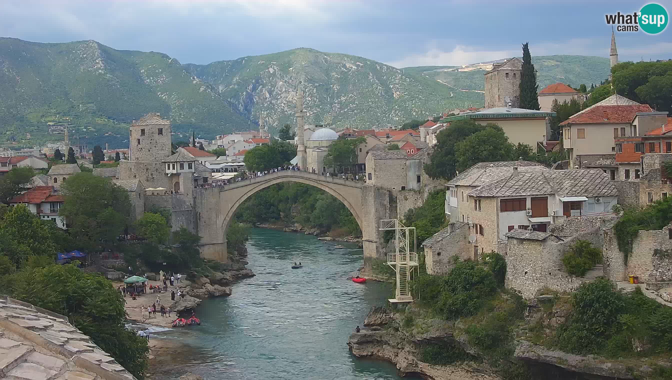 Webcam Mostar – Il Ponte Vecchio sul fiume Neretva