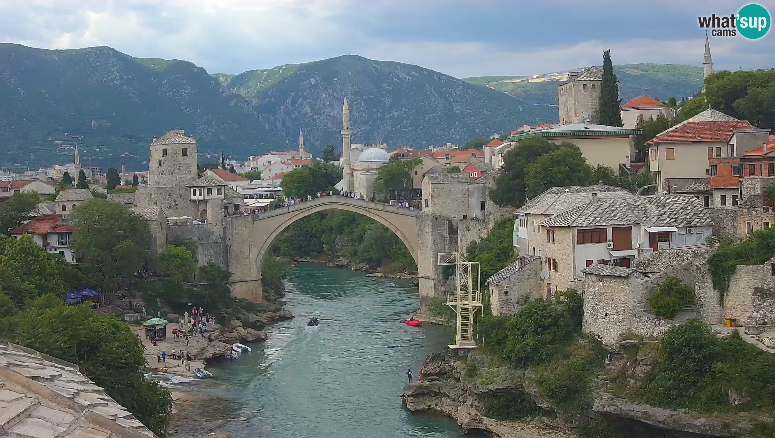 Mostar webcam – LIVE Old Bridge and Neretva river