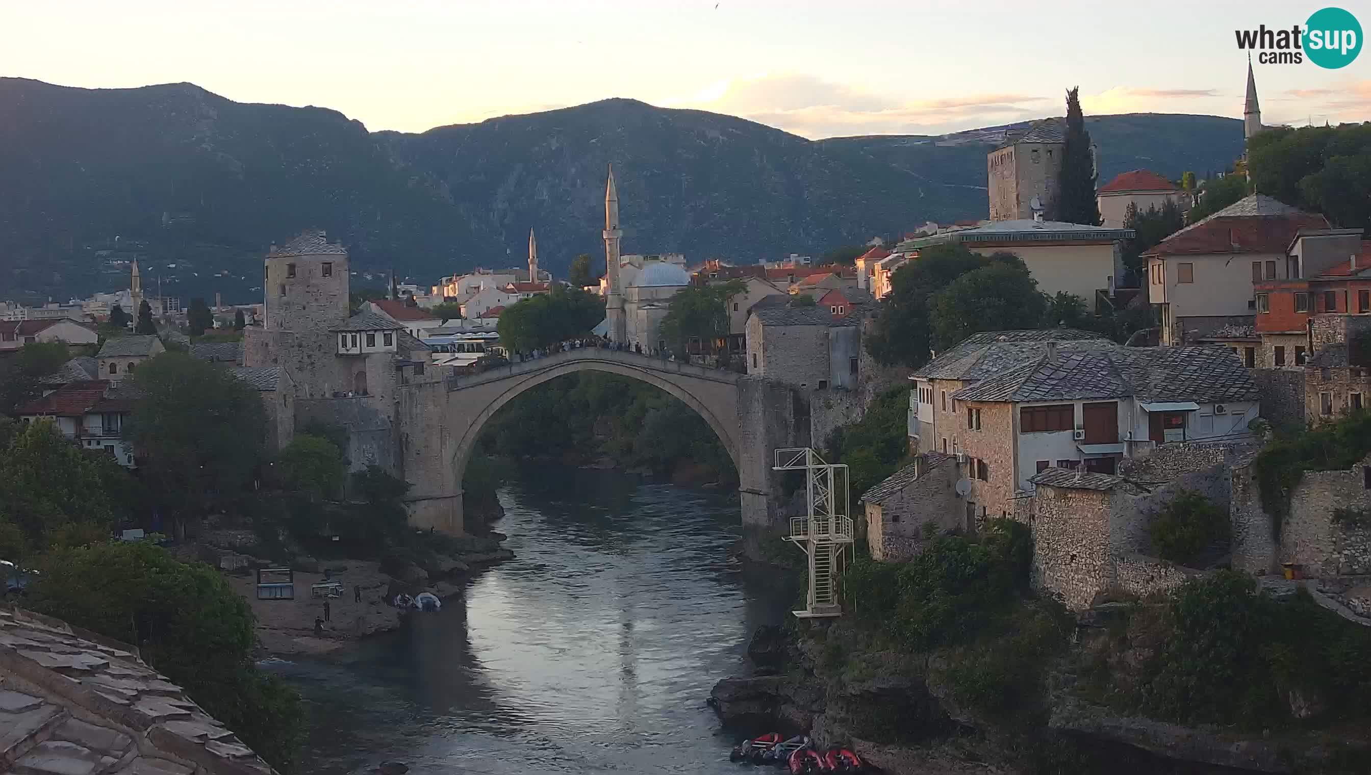 Webcam Mostar – Il Ponte Vecchio sul fiume Neretva