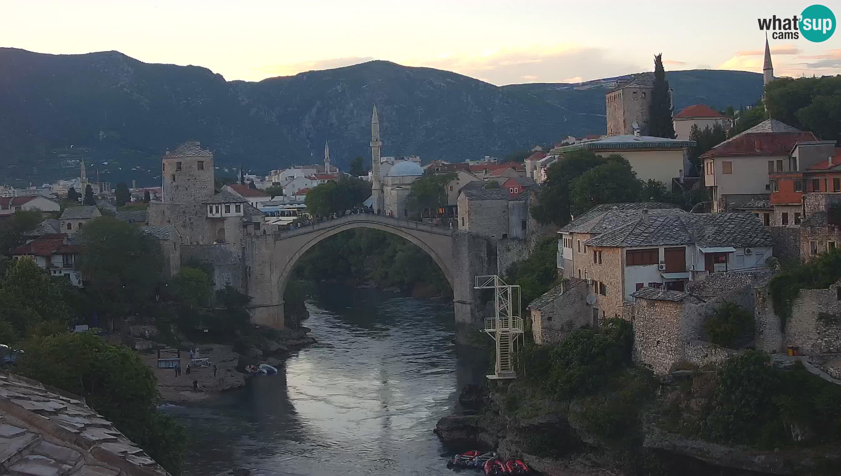 Webcam Mostar – Il Ponte Vecchio sul fiume Neretva