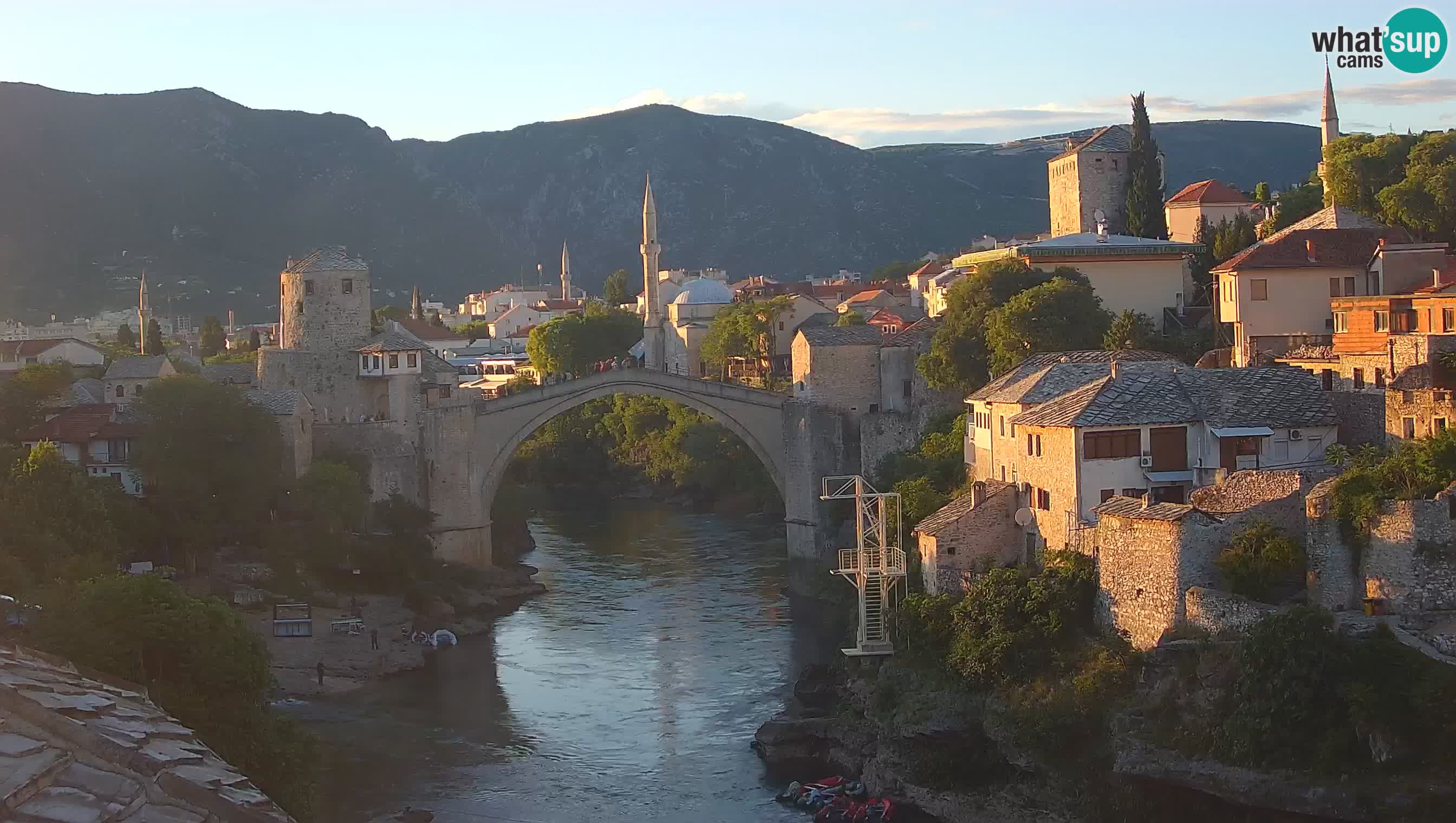 Webcam Mostar – Il Ponte Vecchio sul fiume Neretva