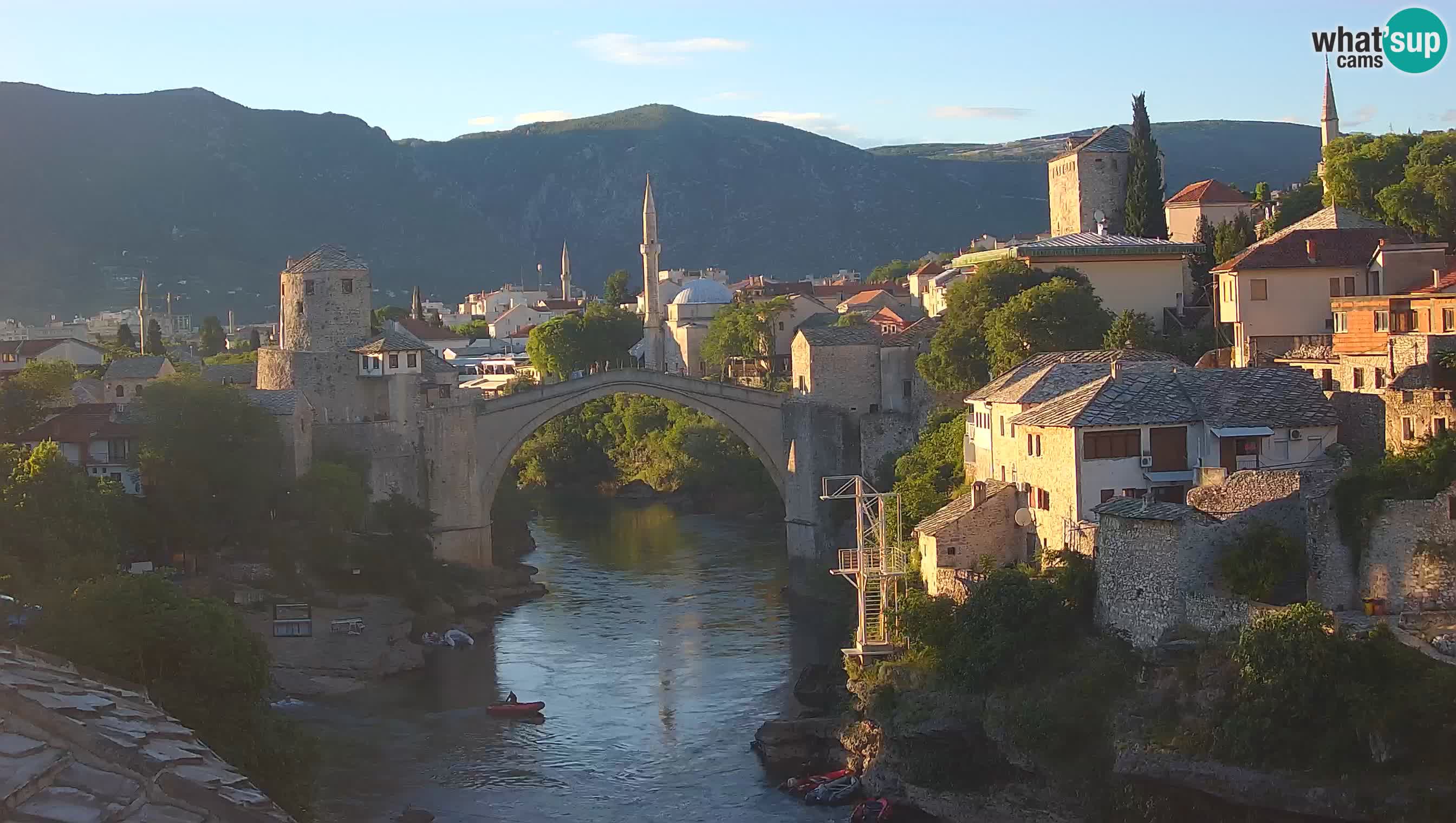 Spletna kamera Mostar – Stari Most in reka Neretva