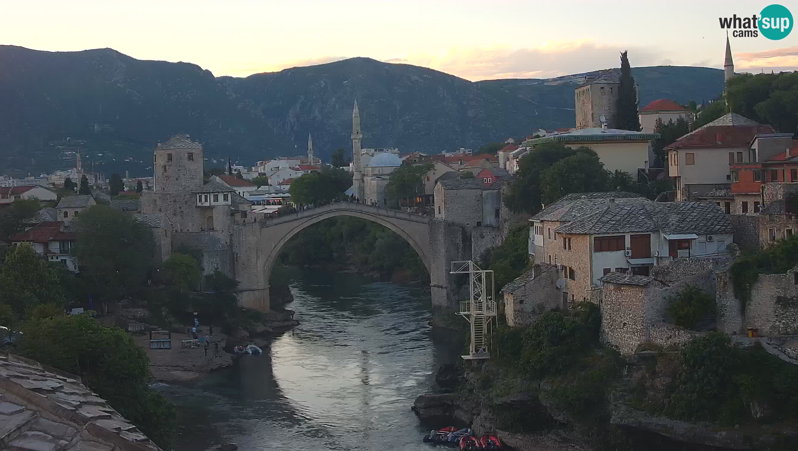 Webcam Mostar – Il Ponte Vecchio sul fiume Neretva