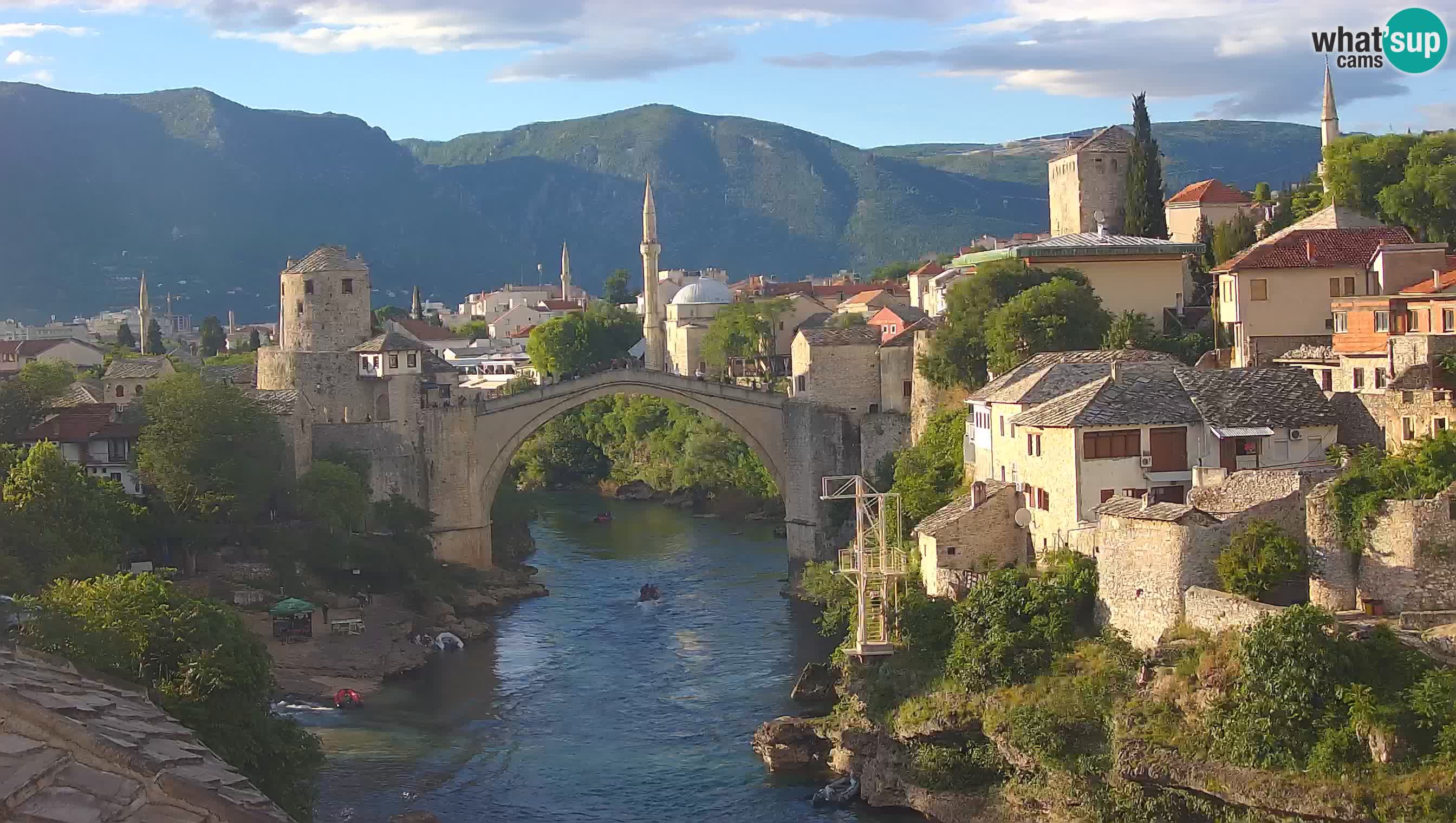 Mostar webcam – LIVE Old Bridge and Neretva river