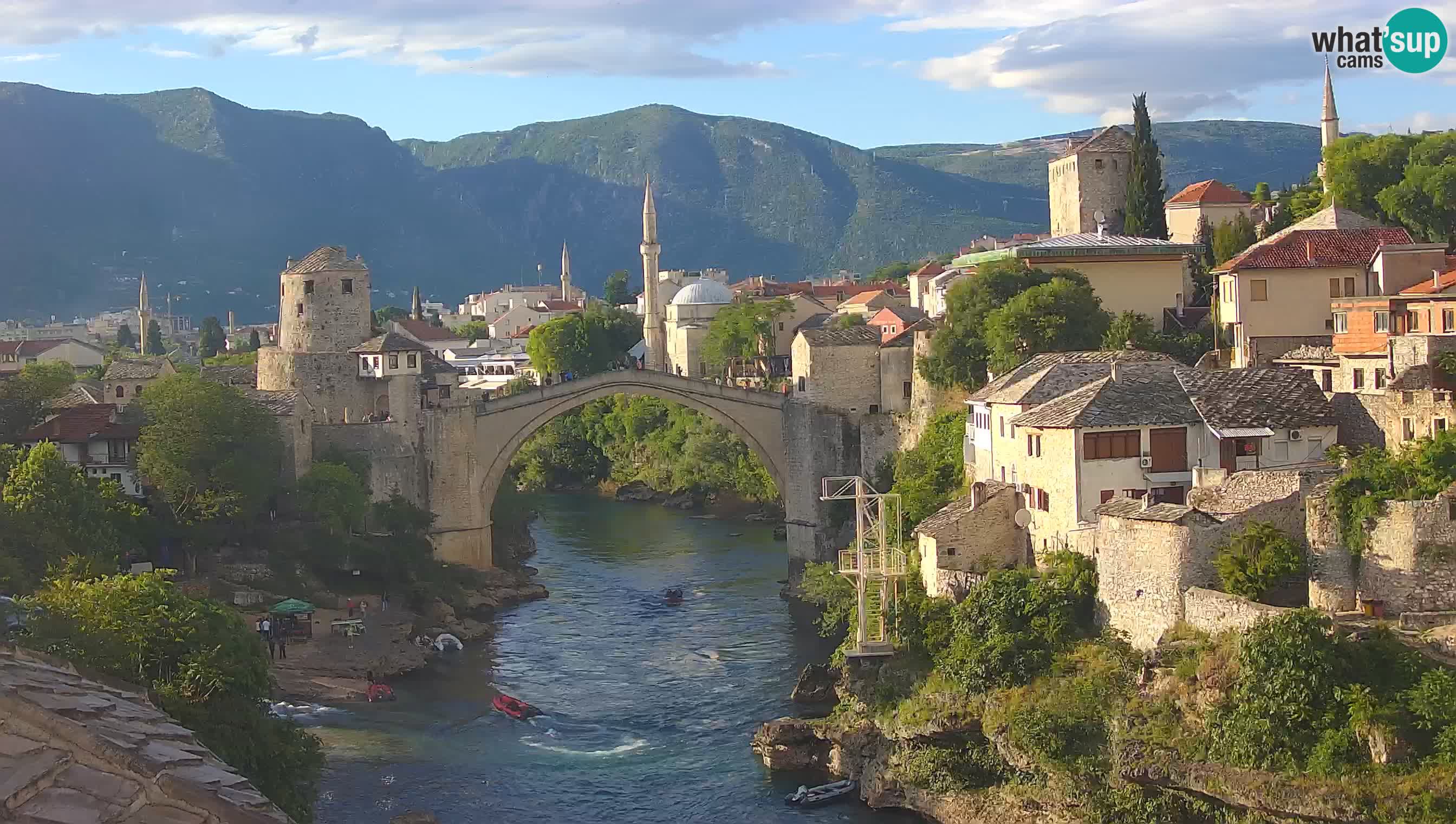 Webcam Mostar – Il Ponte Vecchio sul fiume Neretva