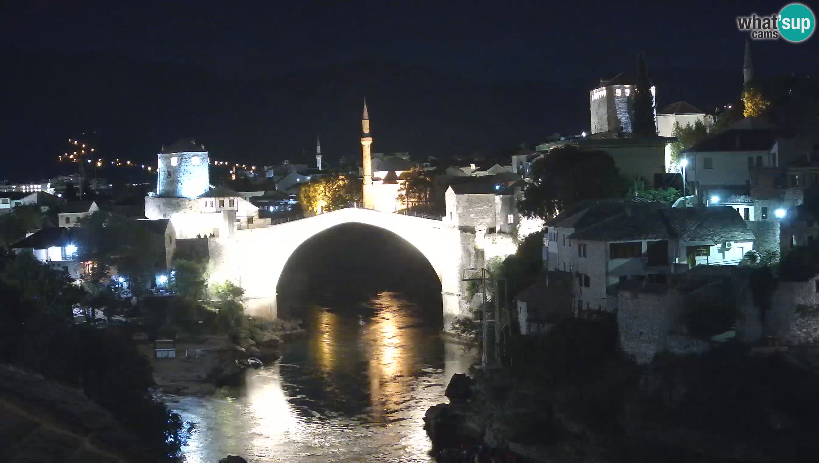 Cámara web de Mostar – El Viejo Puente sobre el río Neretva