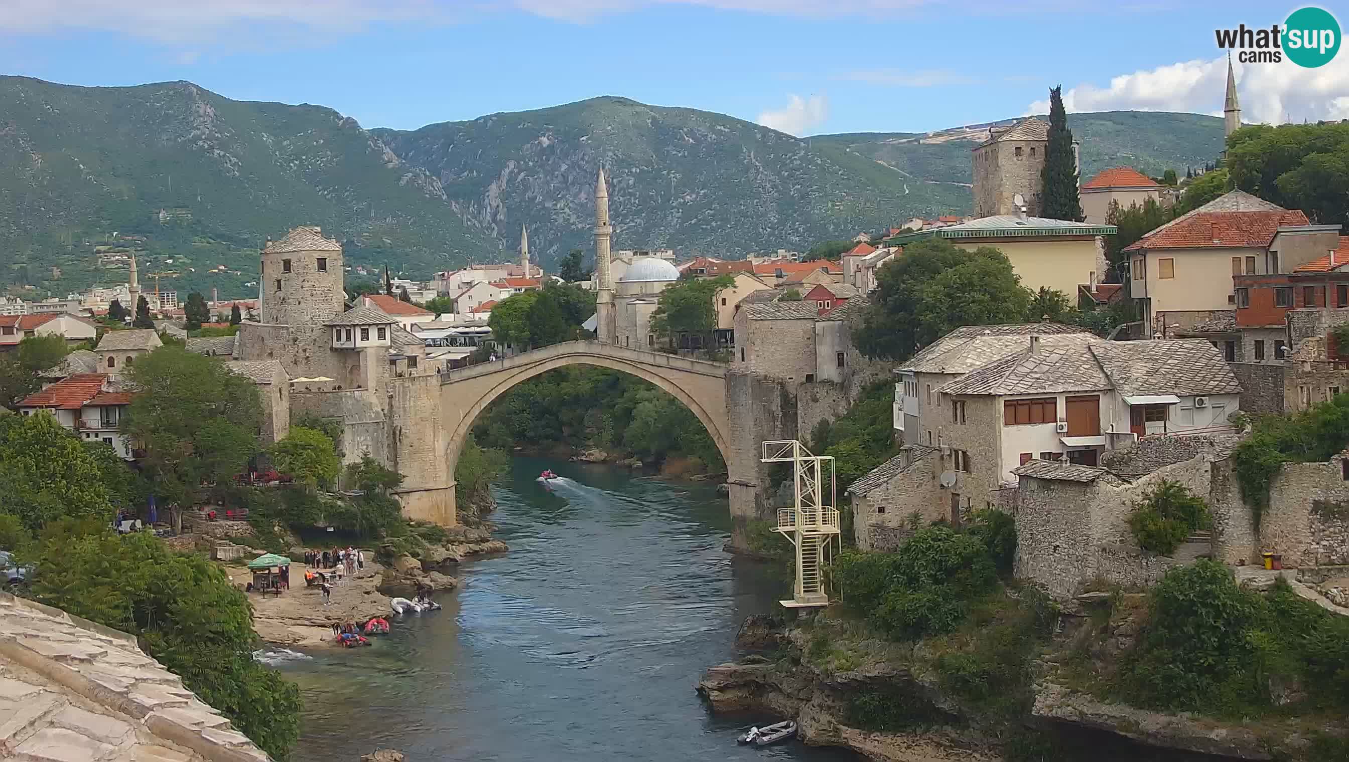 Webcam Mostar – Il Ponte Vecchio sul fiume Neretva
