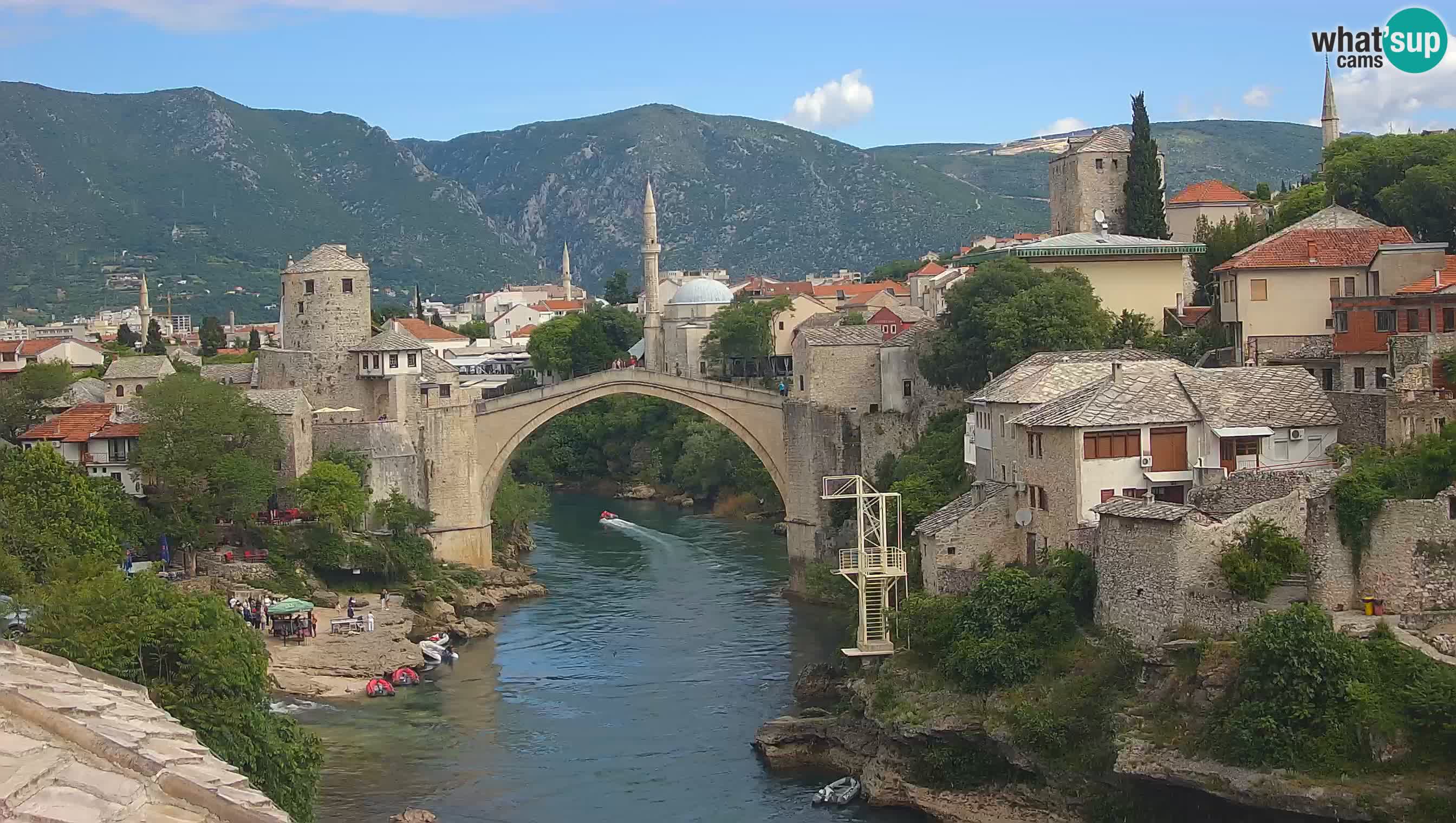 Mostar webcam – LIVE Old Bridge and Neretva river