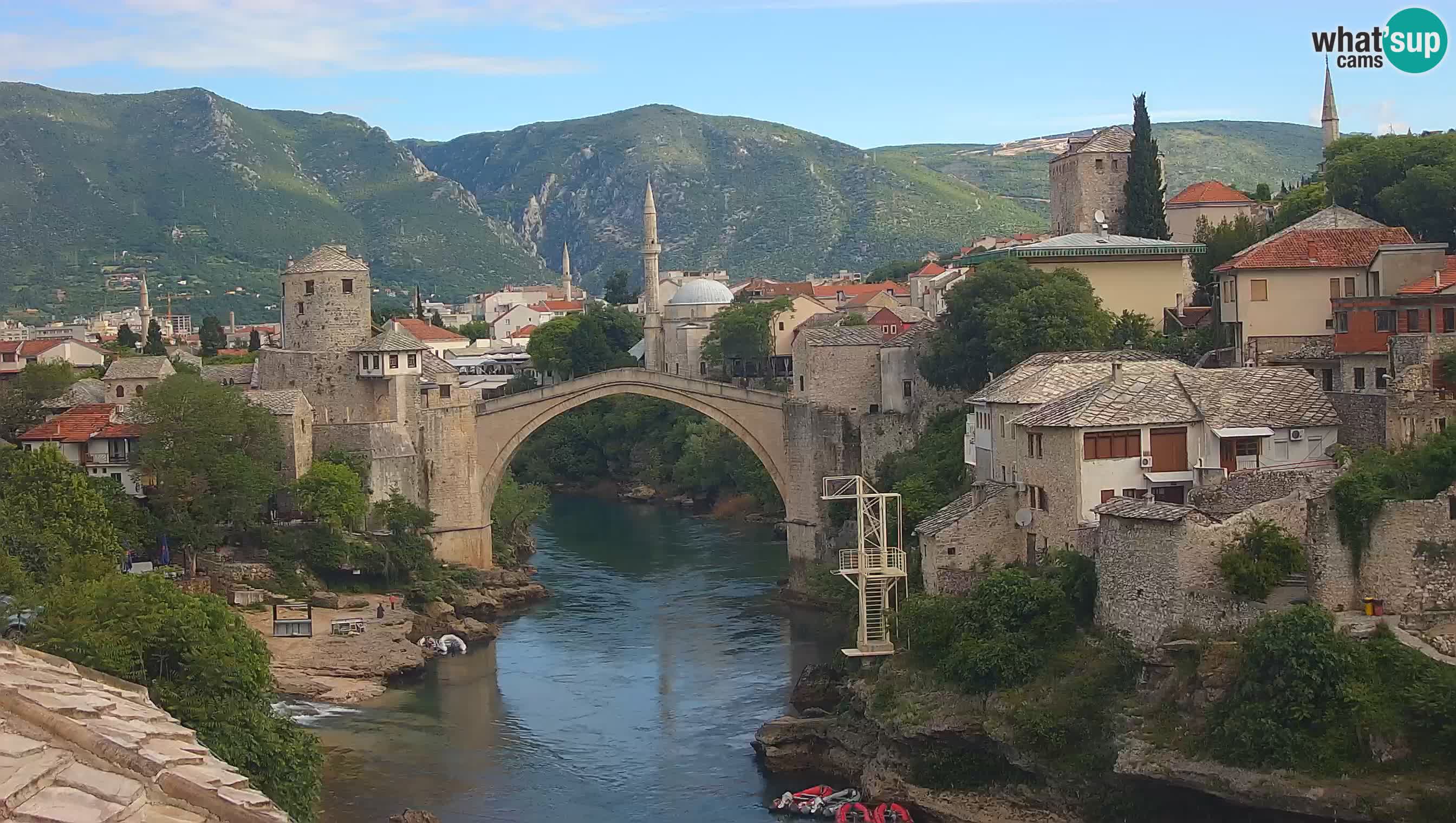 Mostar webcam – LIVE Old Bridge and Neretva river