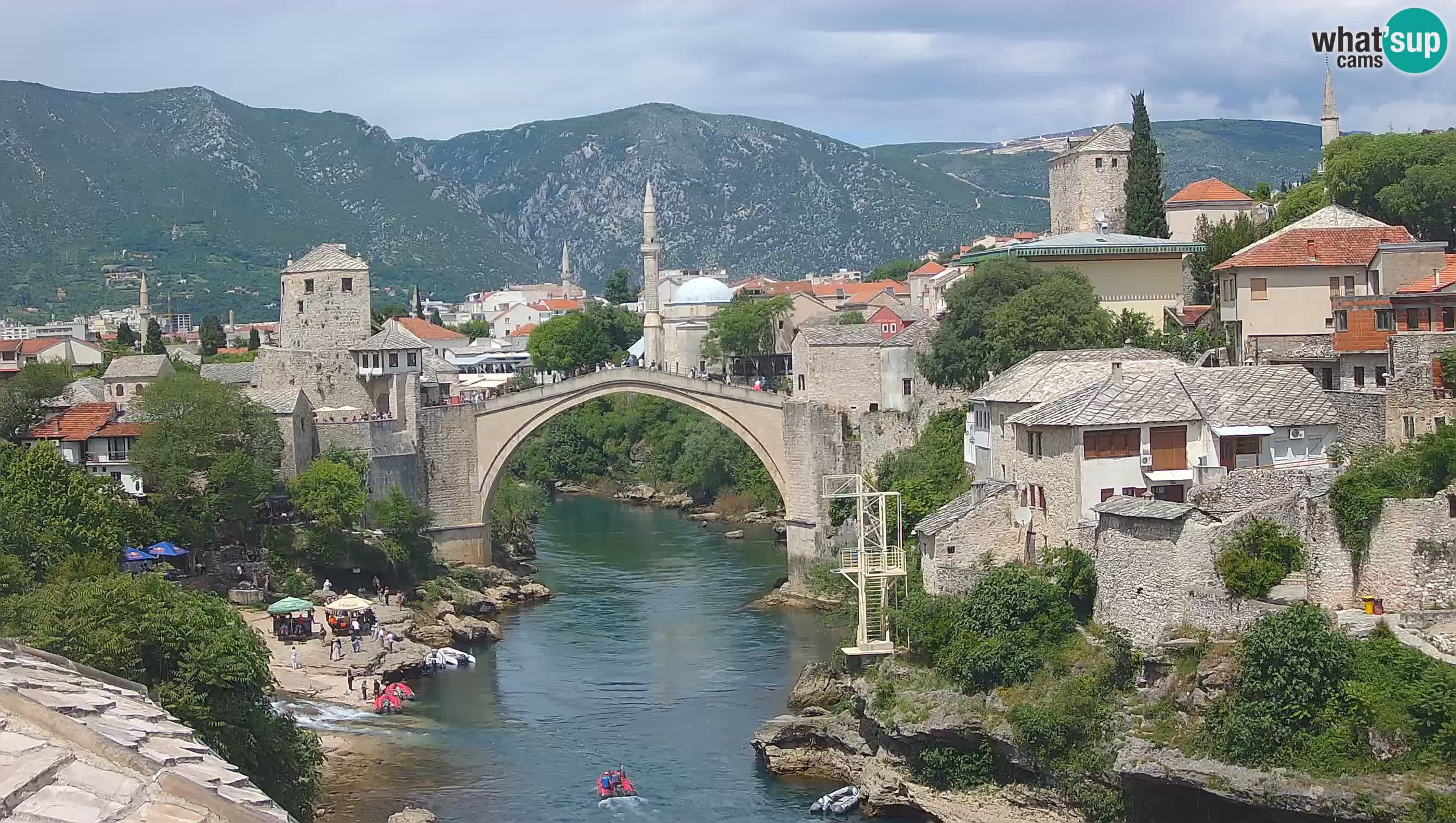 Spletna kamera Mostar – Stari Most in reka Neretva