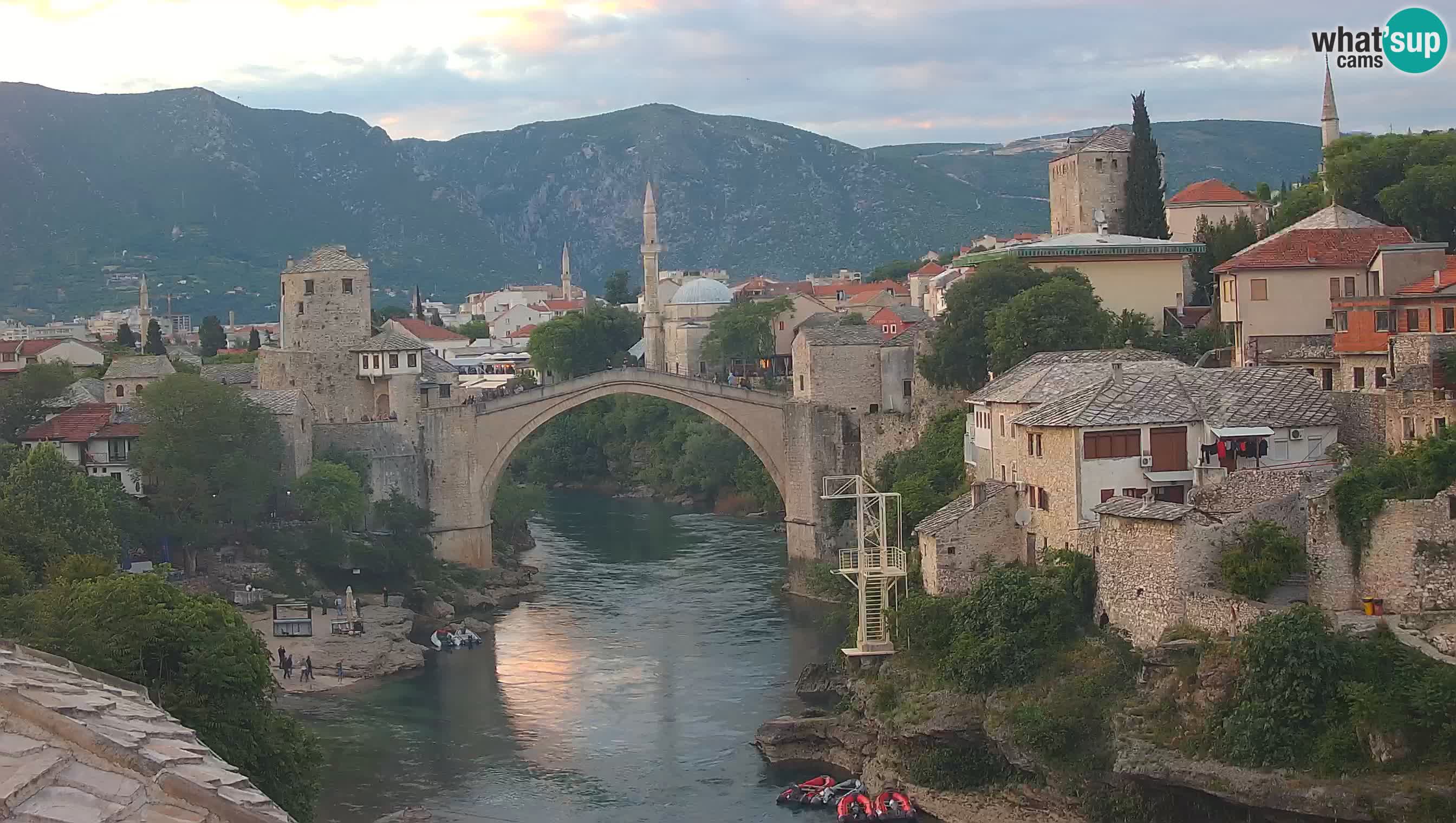 Mostar webcam – LIVE Old Bridge and Neretva river