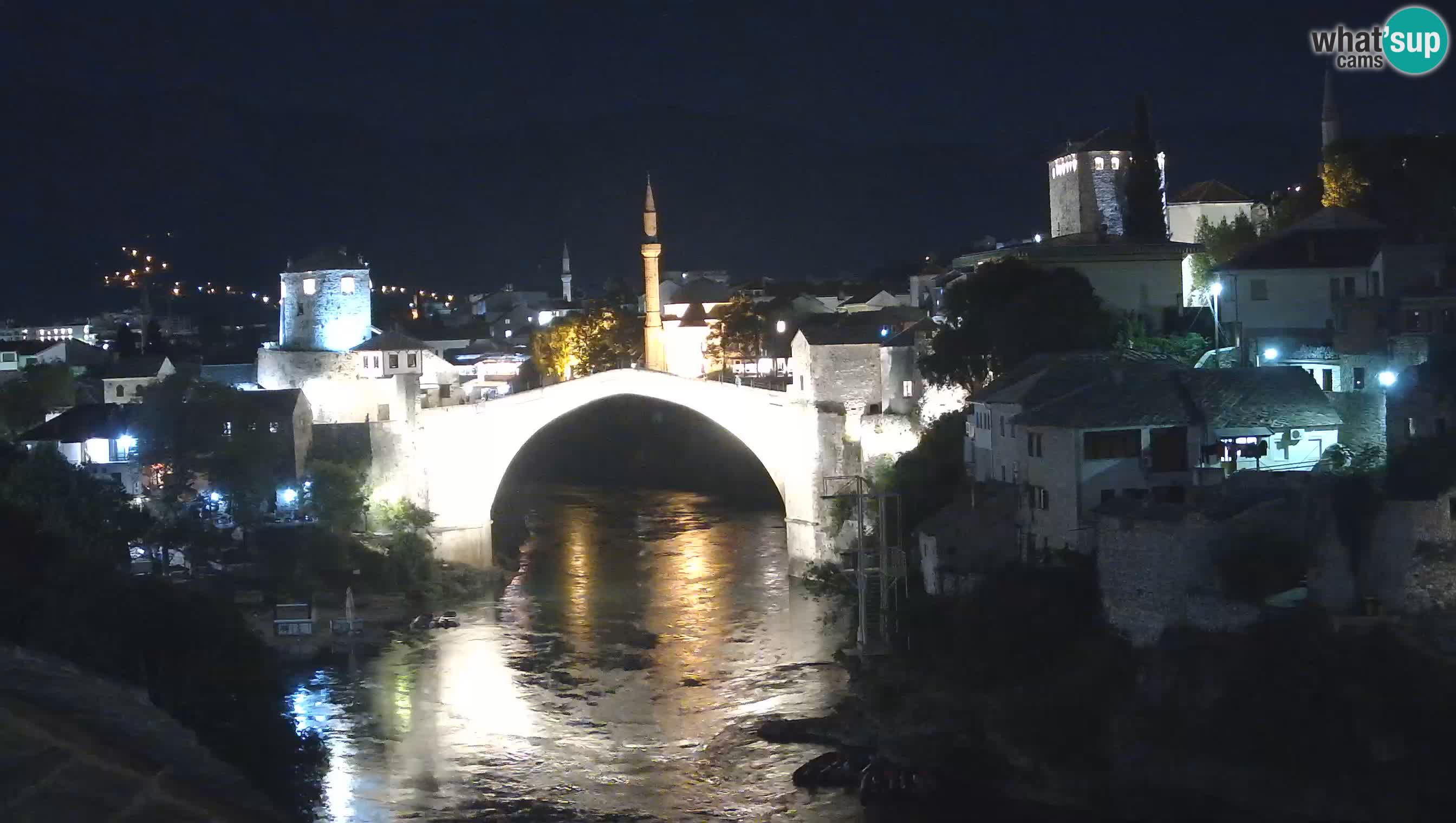 Cámara web de Mostar – El Viejo Puente sobre el río Neretva