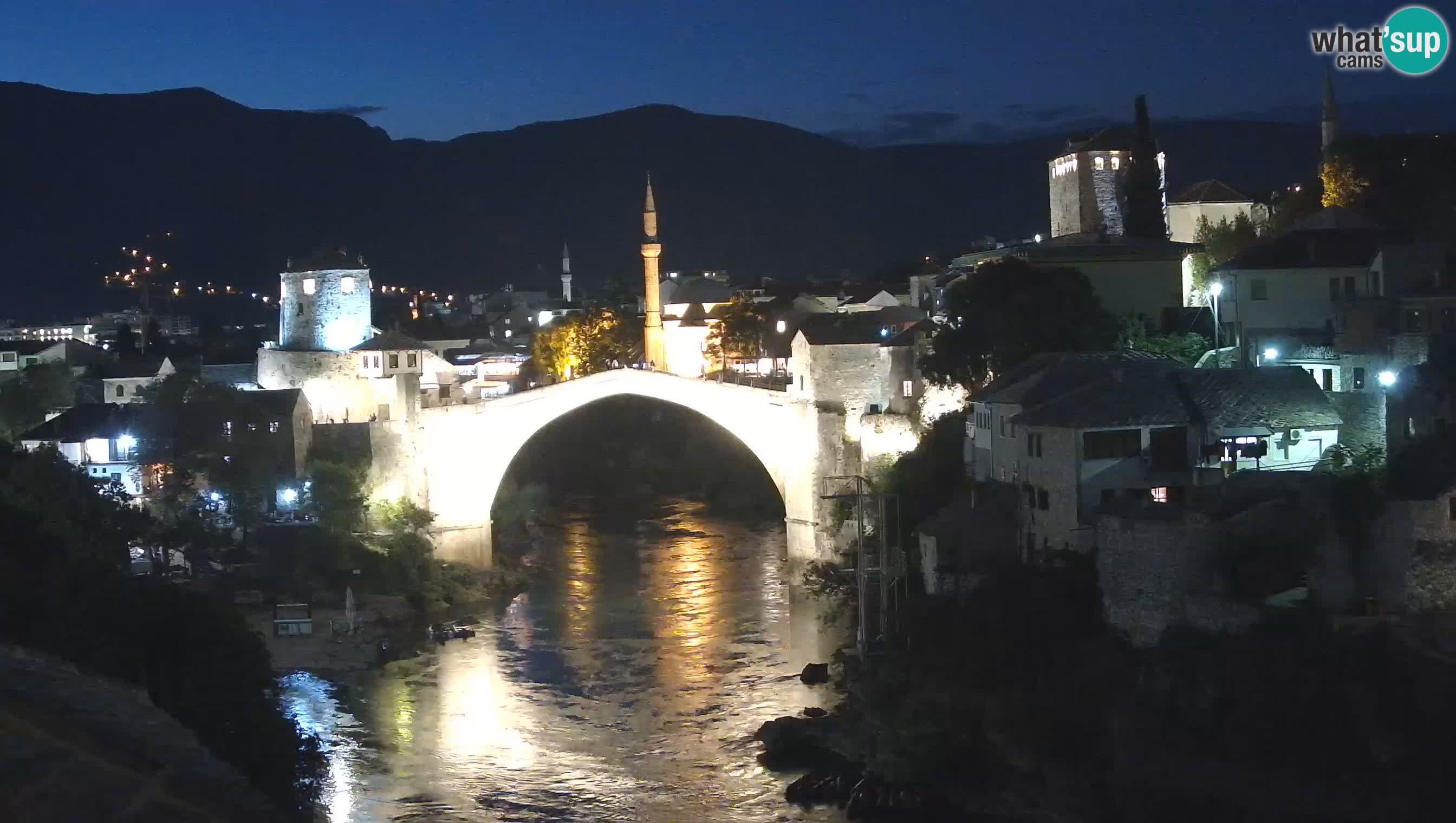 Mostar web kamera – Stari Most i rijeka Neretva – Goa Mostar