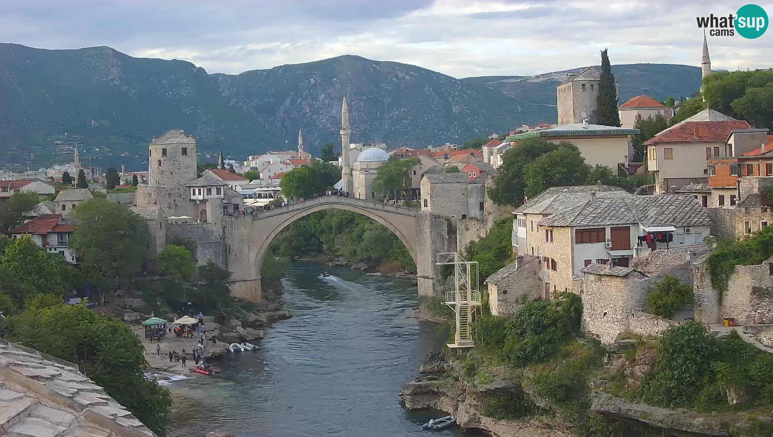 Mostar webcam – LIVE Old Bridge and Neretva river
