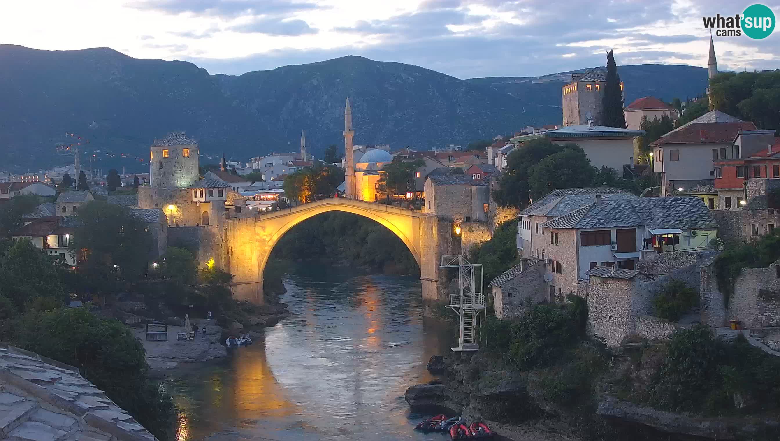 Mostar webcam – LIVE Old Bridge and Neretva river