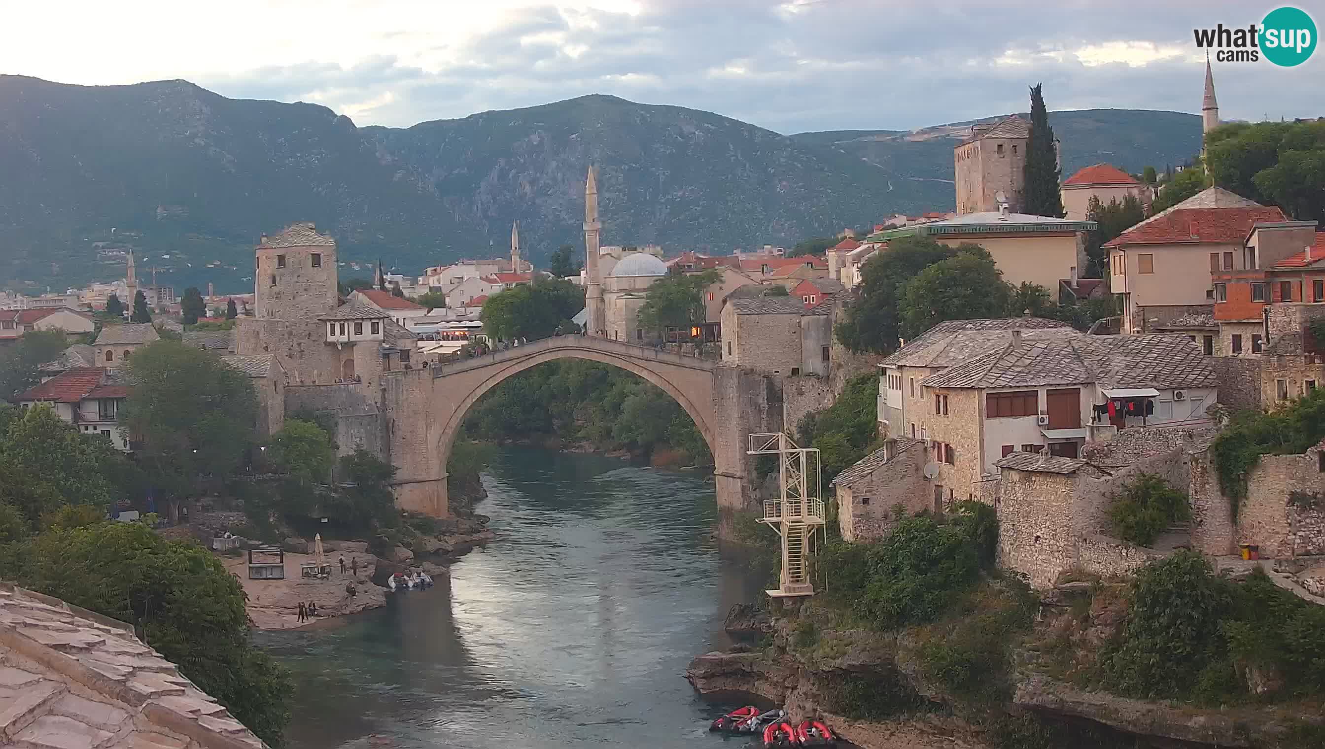 Spletna kamera Mostar – Stari Most in reka Neretva