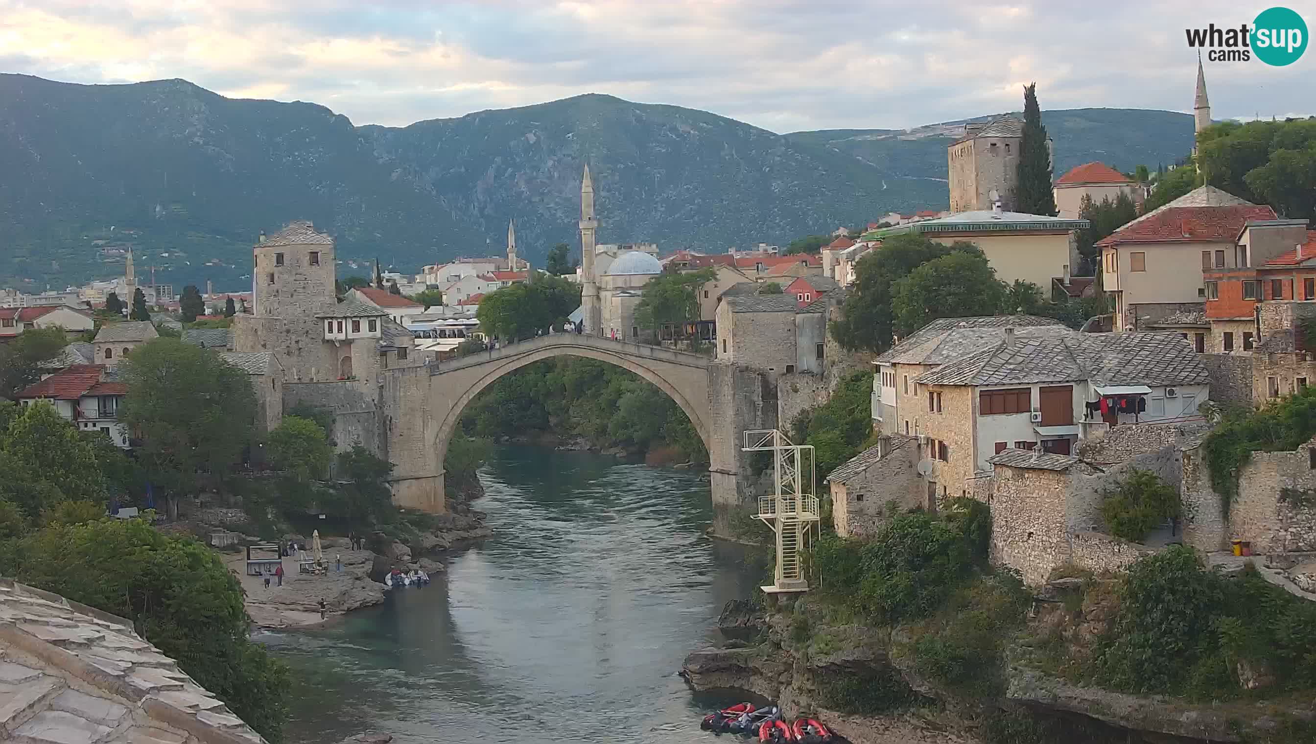 Spletna kamera Mostar – Stari Most in reka Neretva