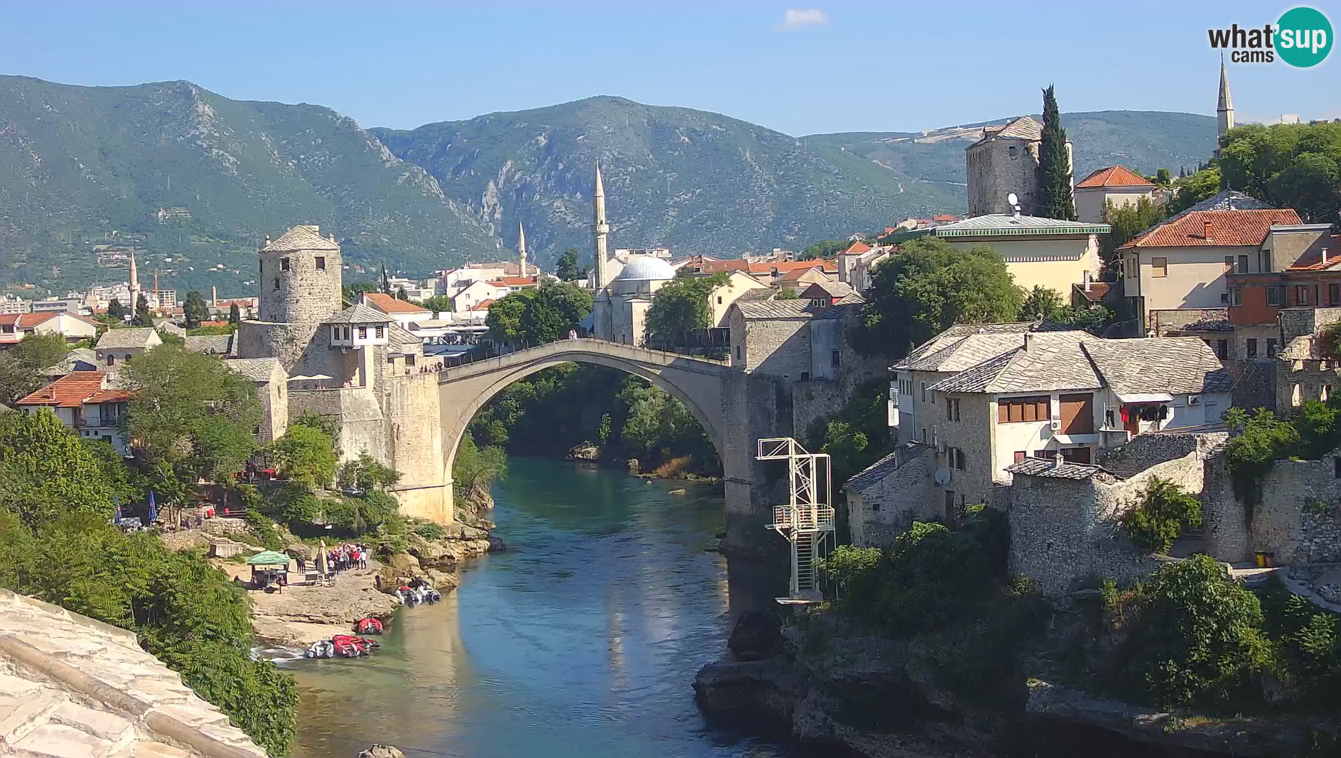 Spletna kamera Mostar – Stari Most in reka Neretva