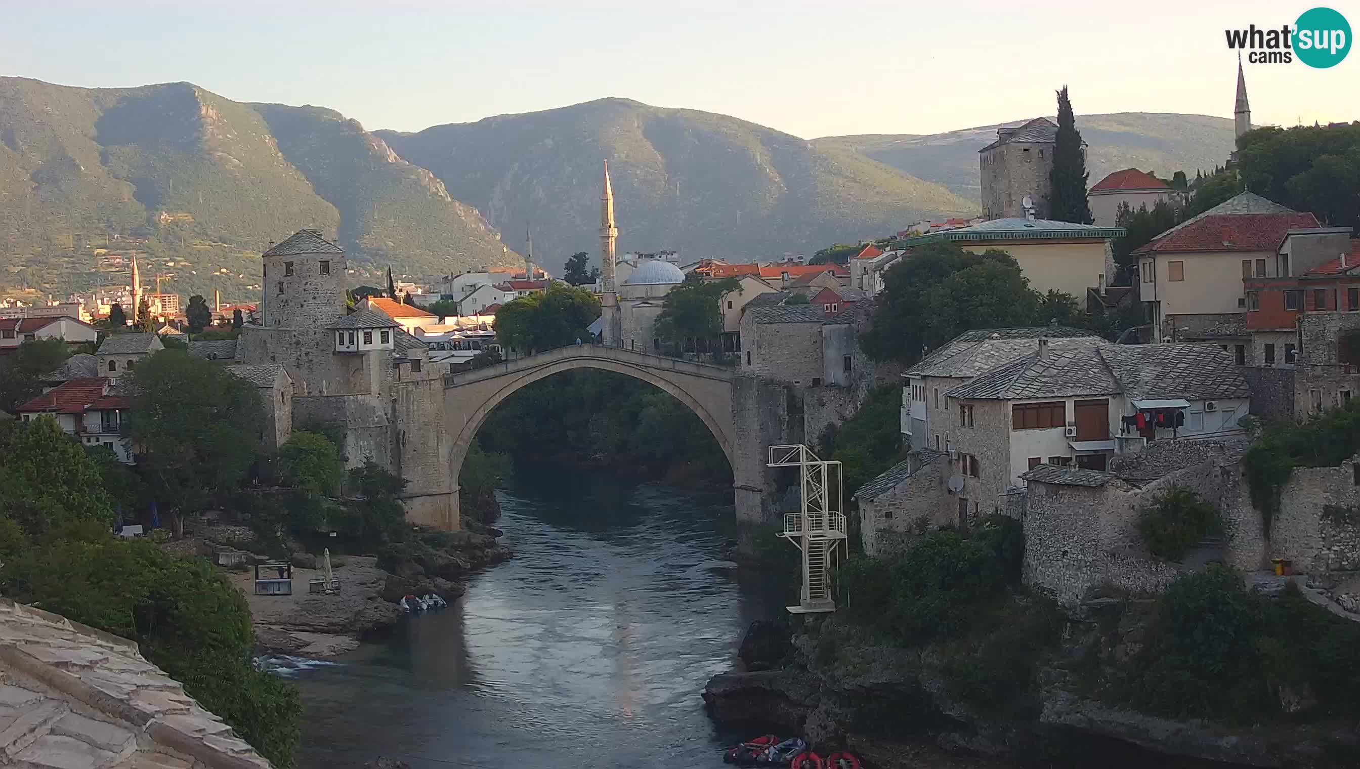 Mostar webcam – LIVE Old Bridge and Neretva river