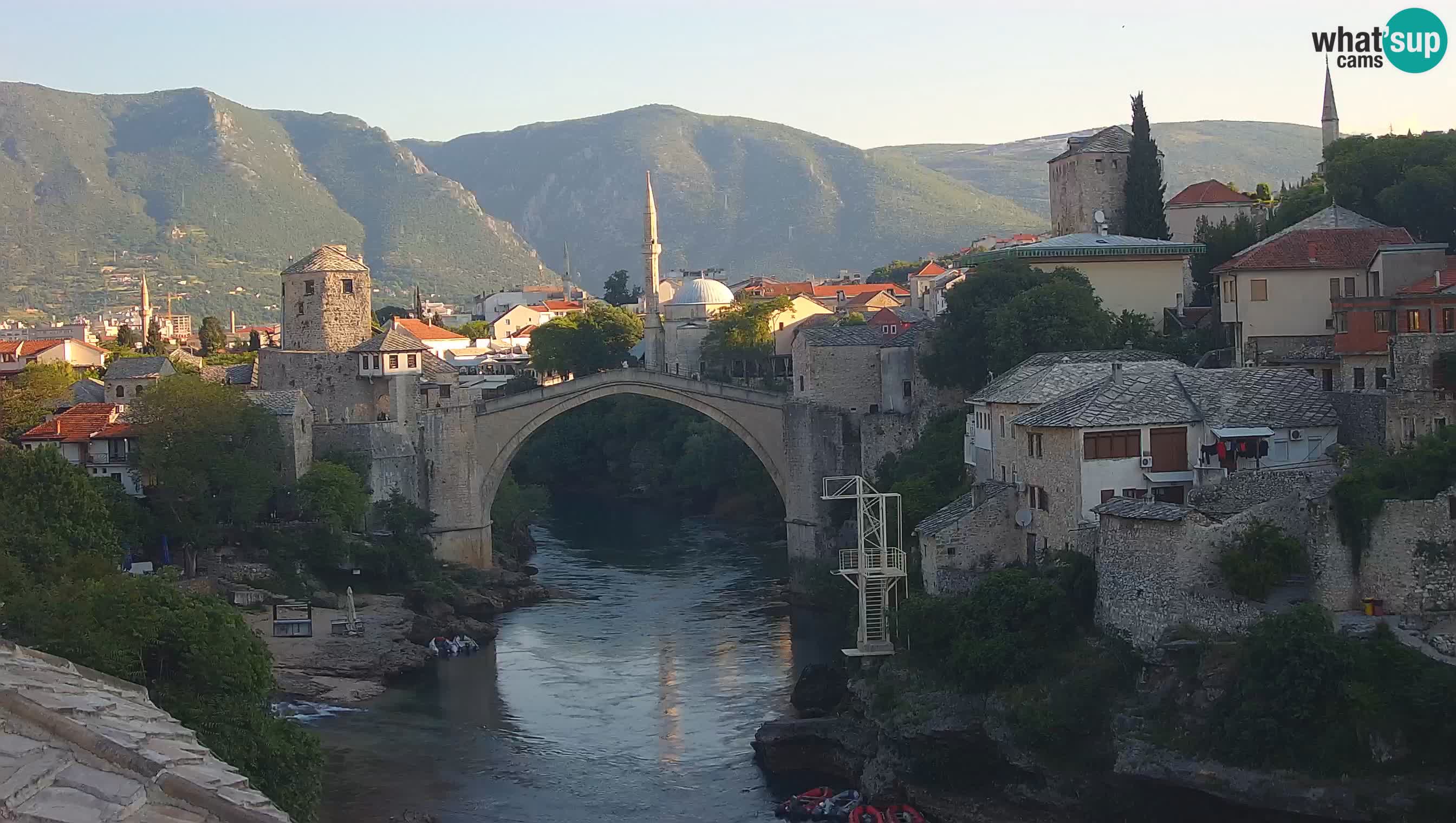 Spletna kamera Mostar – Stari Most in reka Neretva