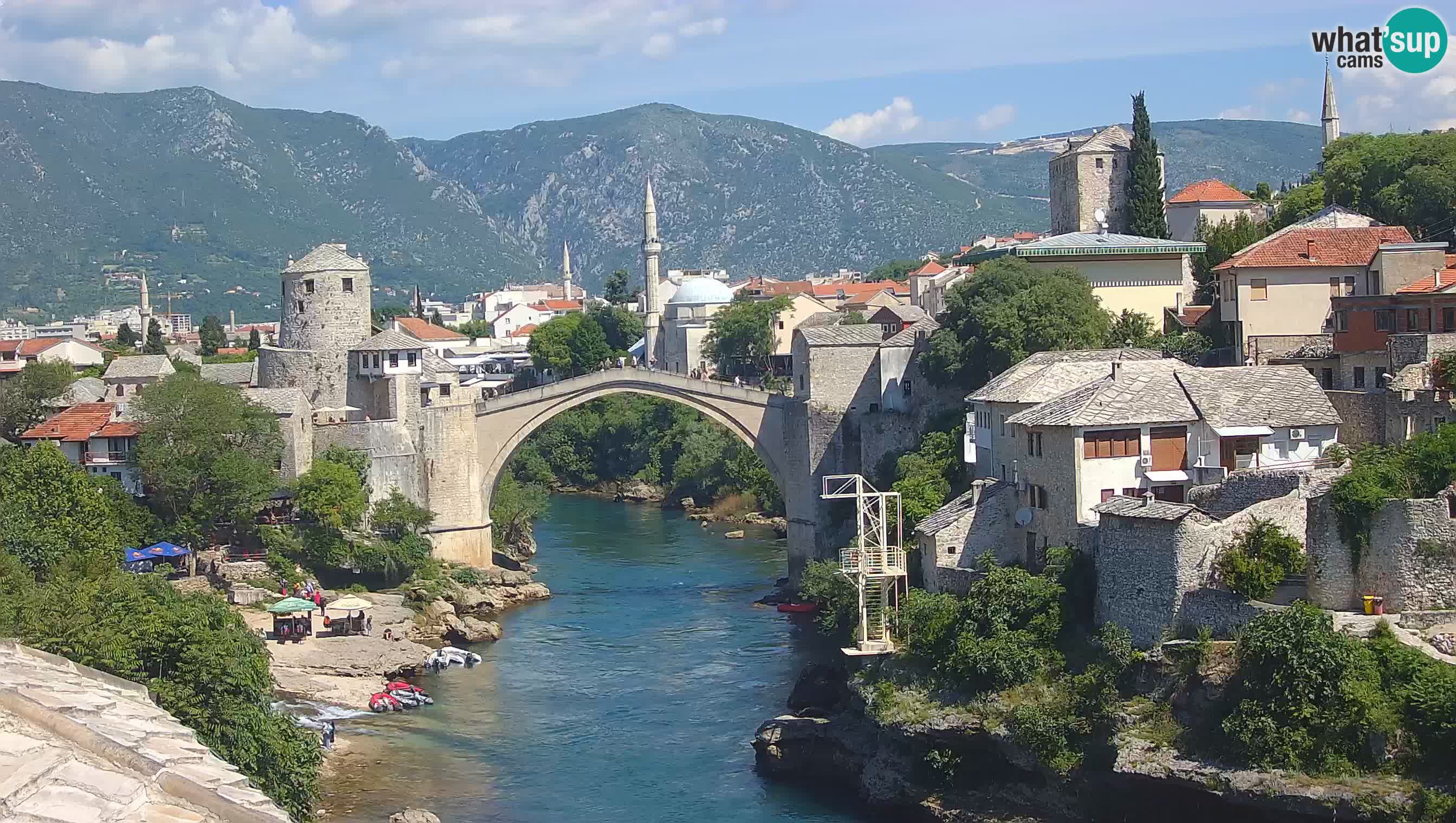 Mostar webcam – LIVE Old Bridge and Neretva river