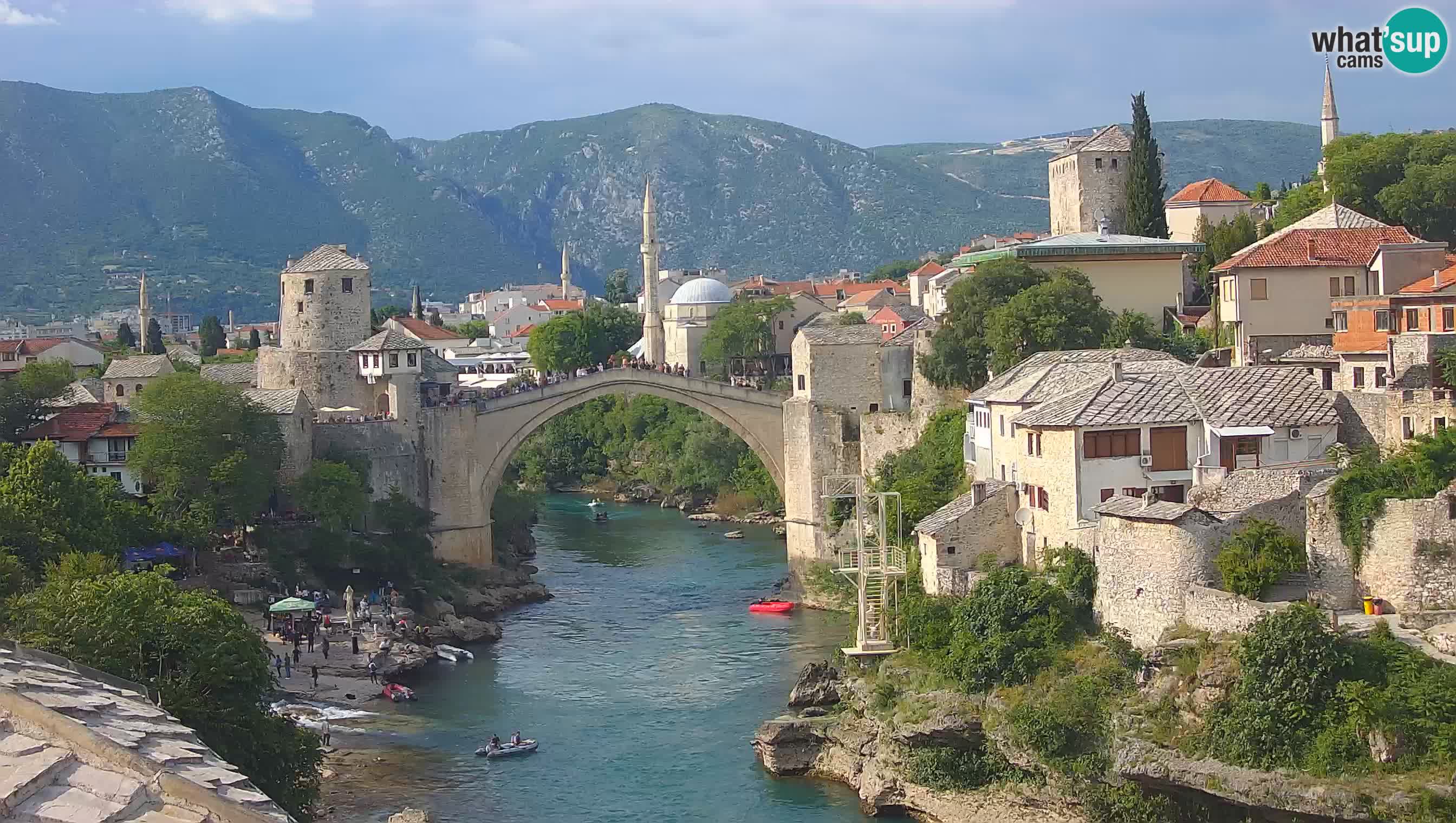 Spletna kamera Mostar – Stari Most in reka Neretva