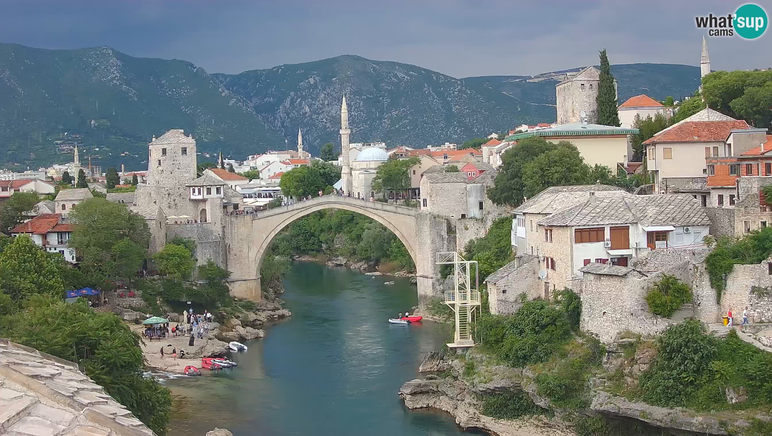 Webcam Mostar – Il Ponte Vecchio sul fiume Neretva