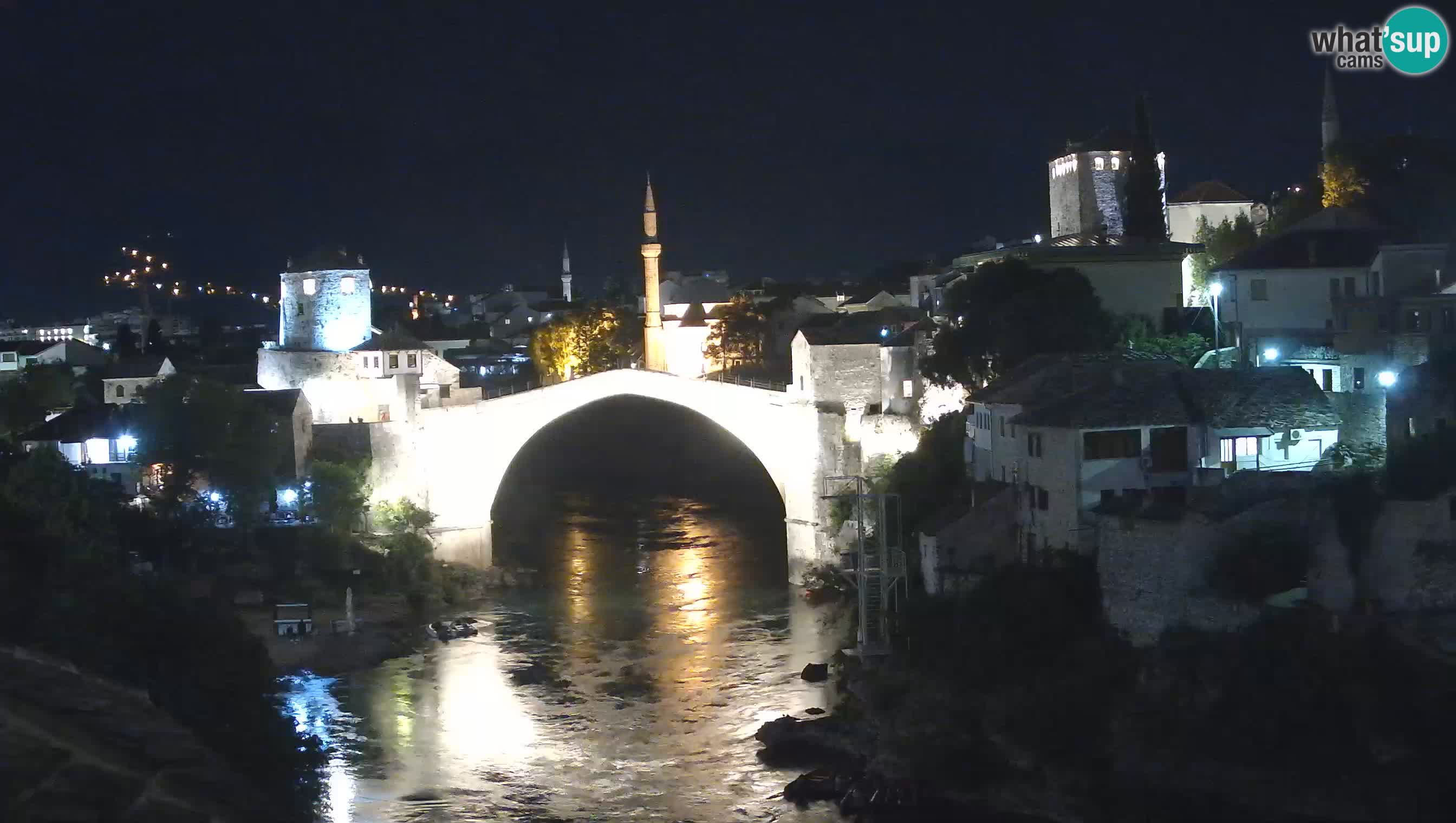 Cámara web de Mostar – El Viejo Puente sobre el río Neretva