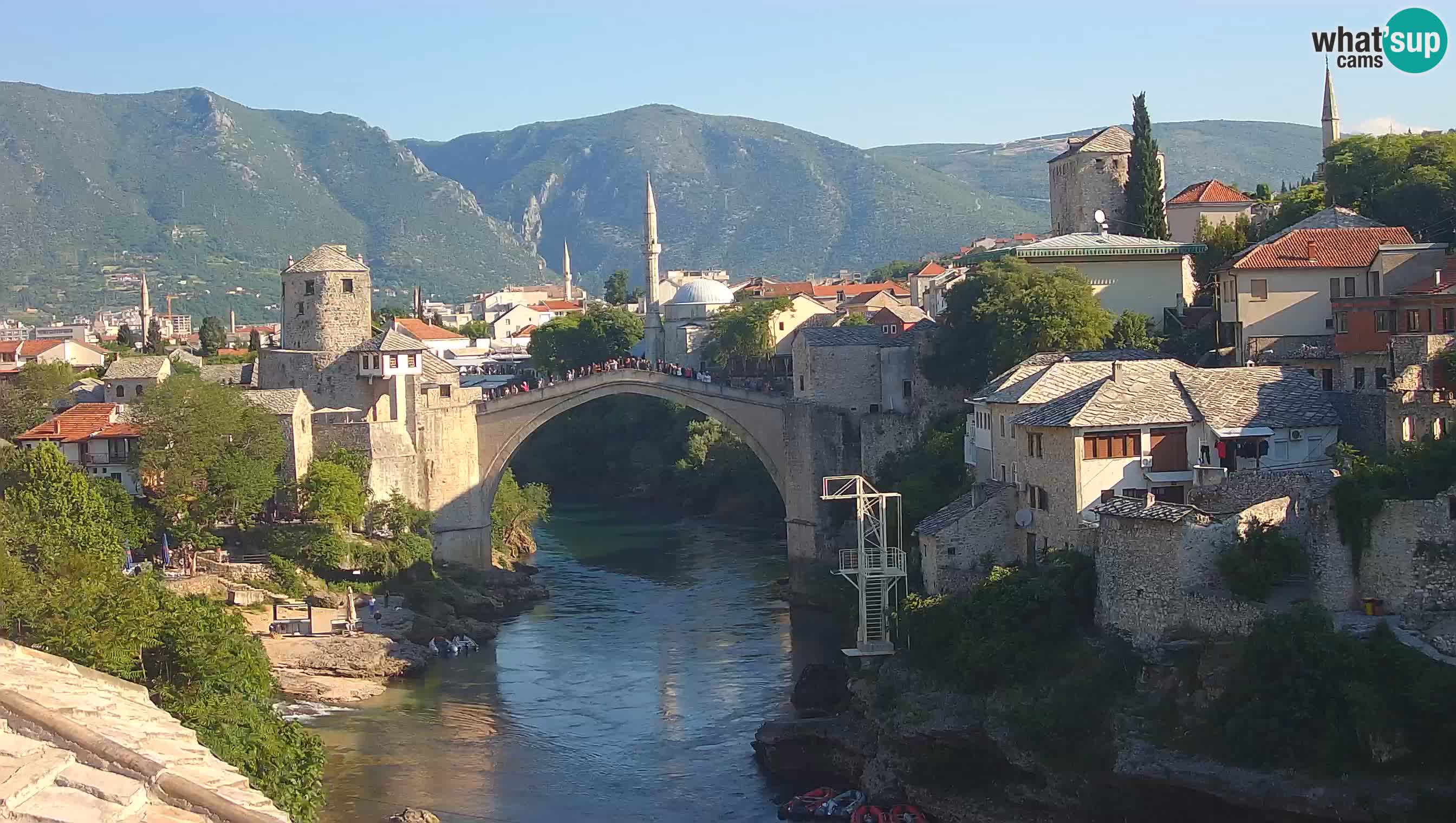 Spletna kamera Mostar – Stari Most in reka Neretva