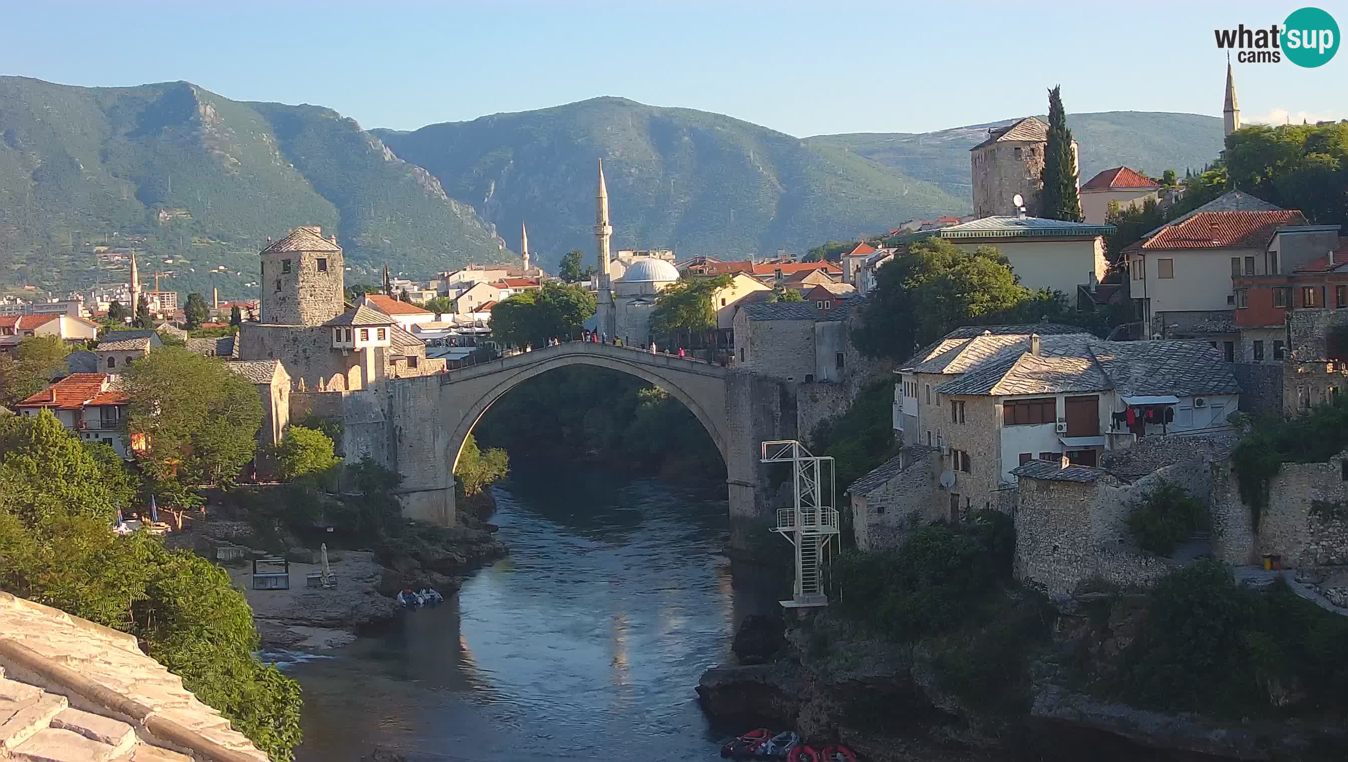 Spletna kamera Mostar – Stari Most in reka Neretva