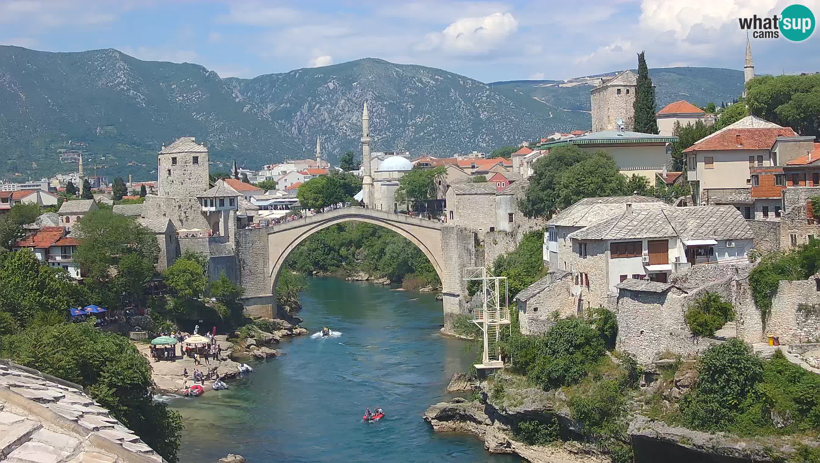 Spletna kamera Mostar – Stari Most in reka Neretva