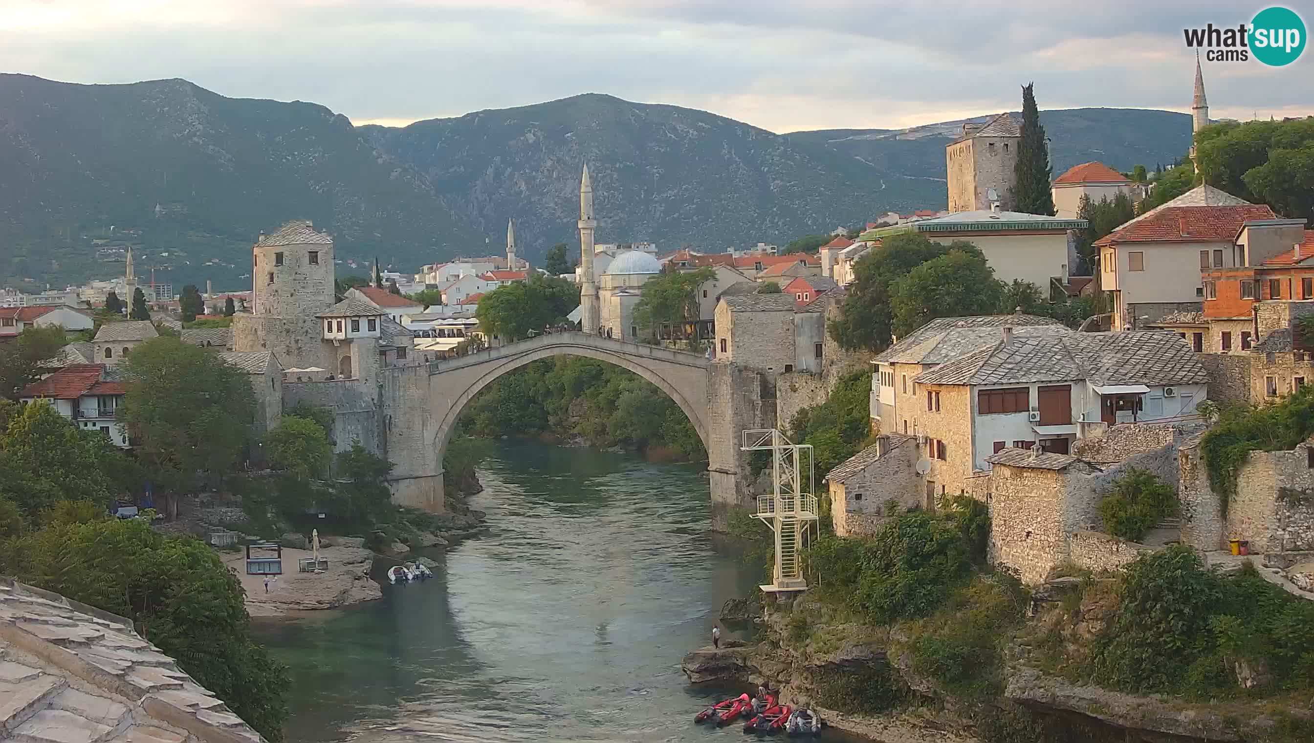 Webcam Mostar – Il Ponte Vecchio sul fiume Neretva