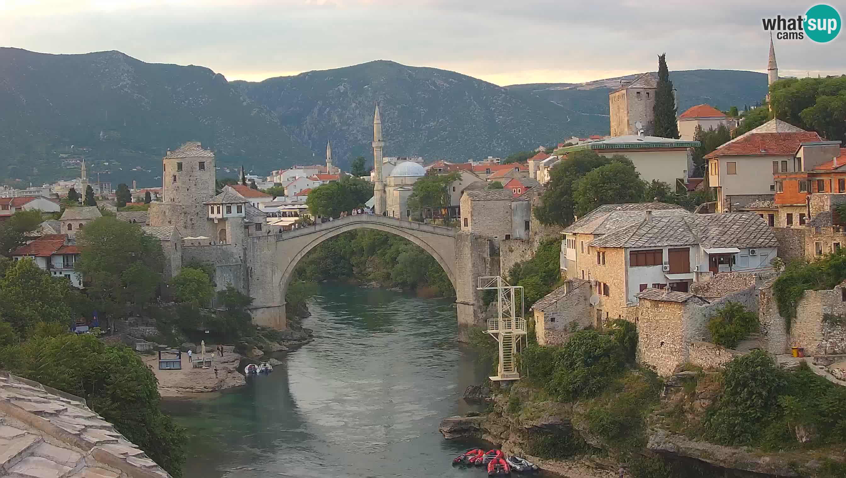Spletna kamera Mostar – Stari Most in reka Neretva