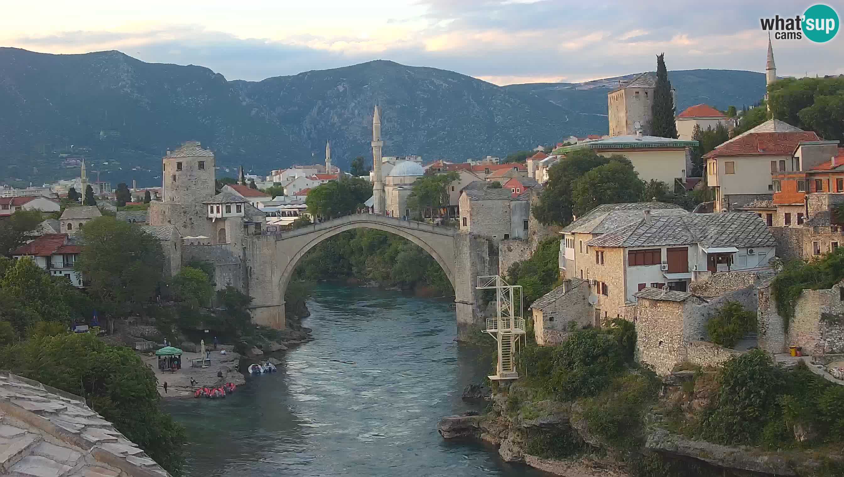Mostar webcam – LIVE Old Bridge and Neretva river