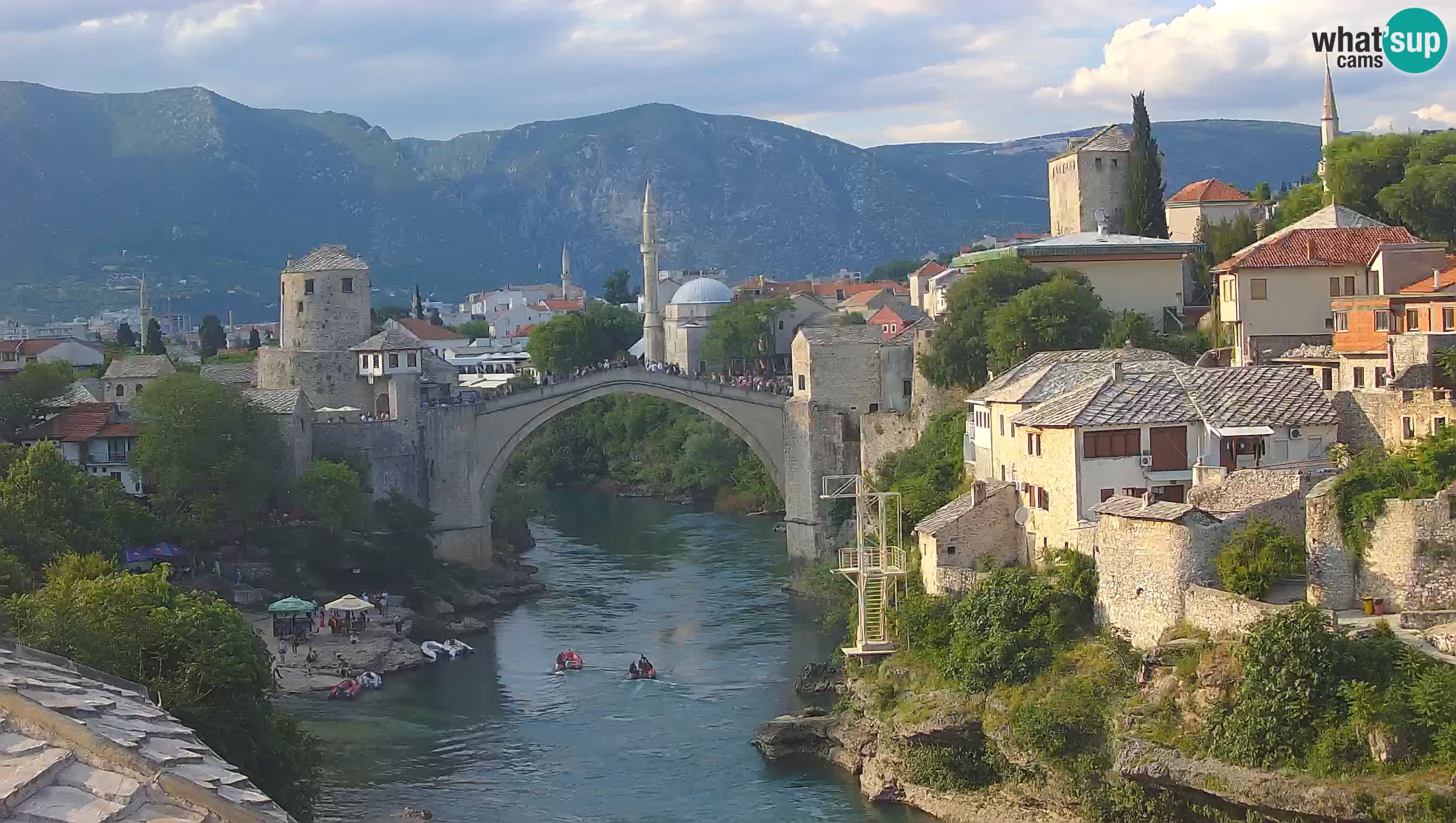Mostar webcam – LIVE Old Bridge and Neretva river