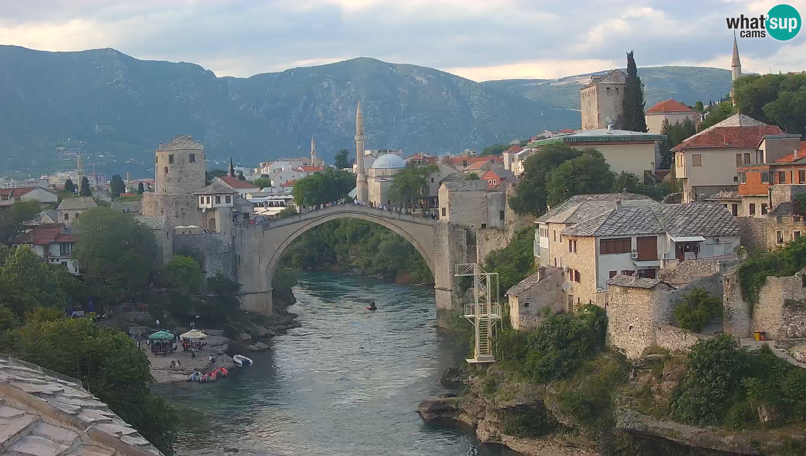 Mostar web kamera – Stari Most i rijeka Neretva – Goa Mostar