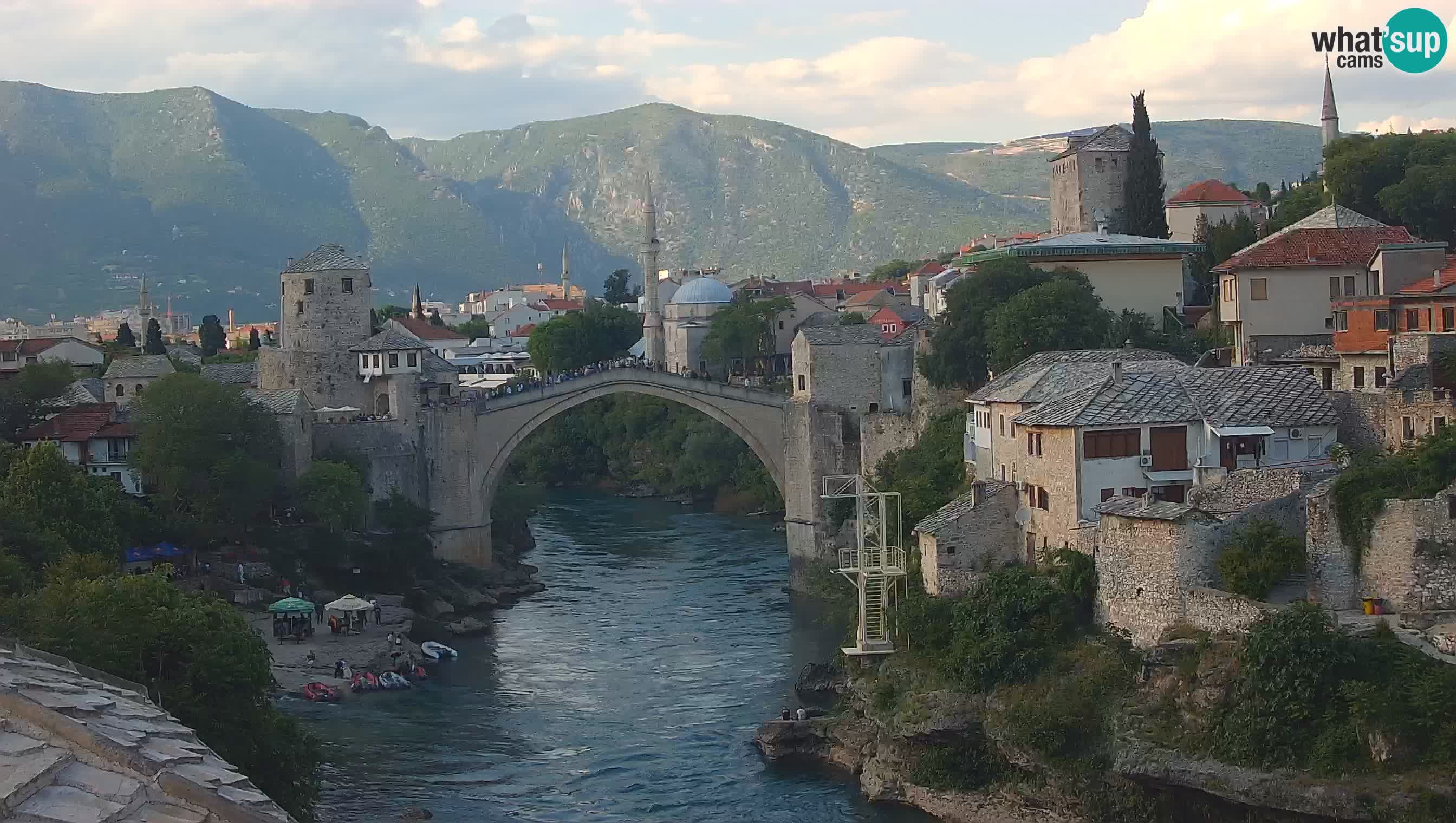 Webcam Mostar – Il Ponte Vecchio sul fiume Neretva