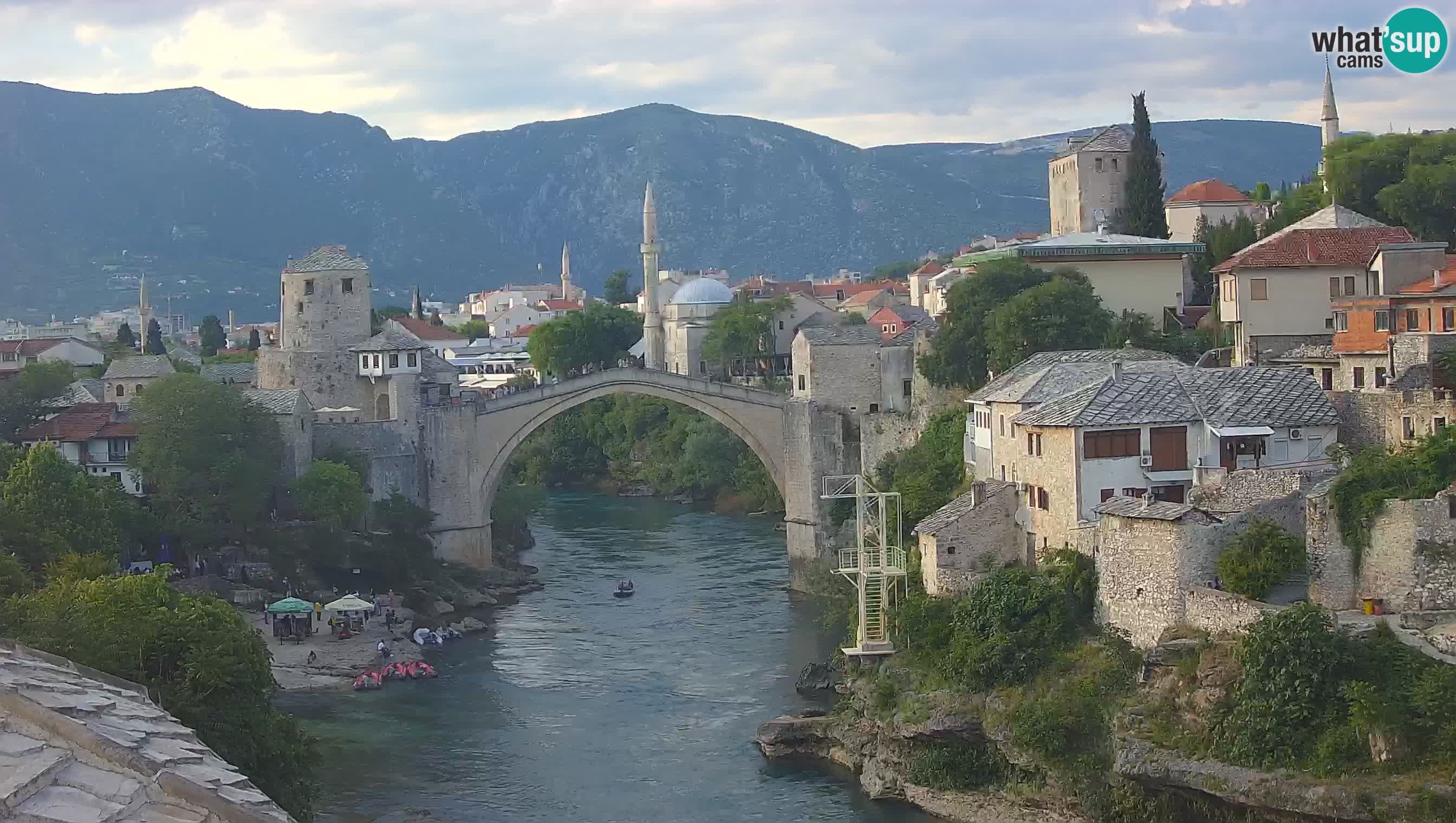 Mostar web kamera – Stari Most i rijeka Neretva – Goa Mostar