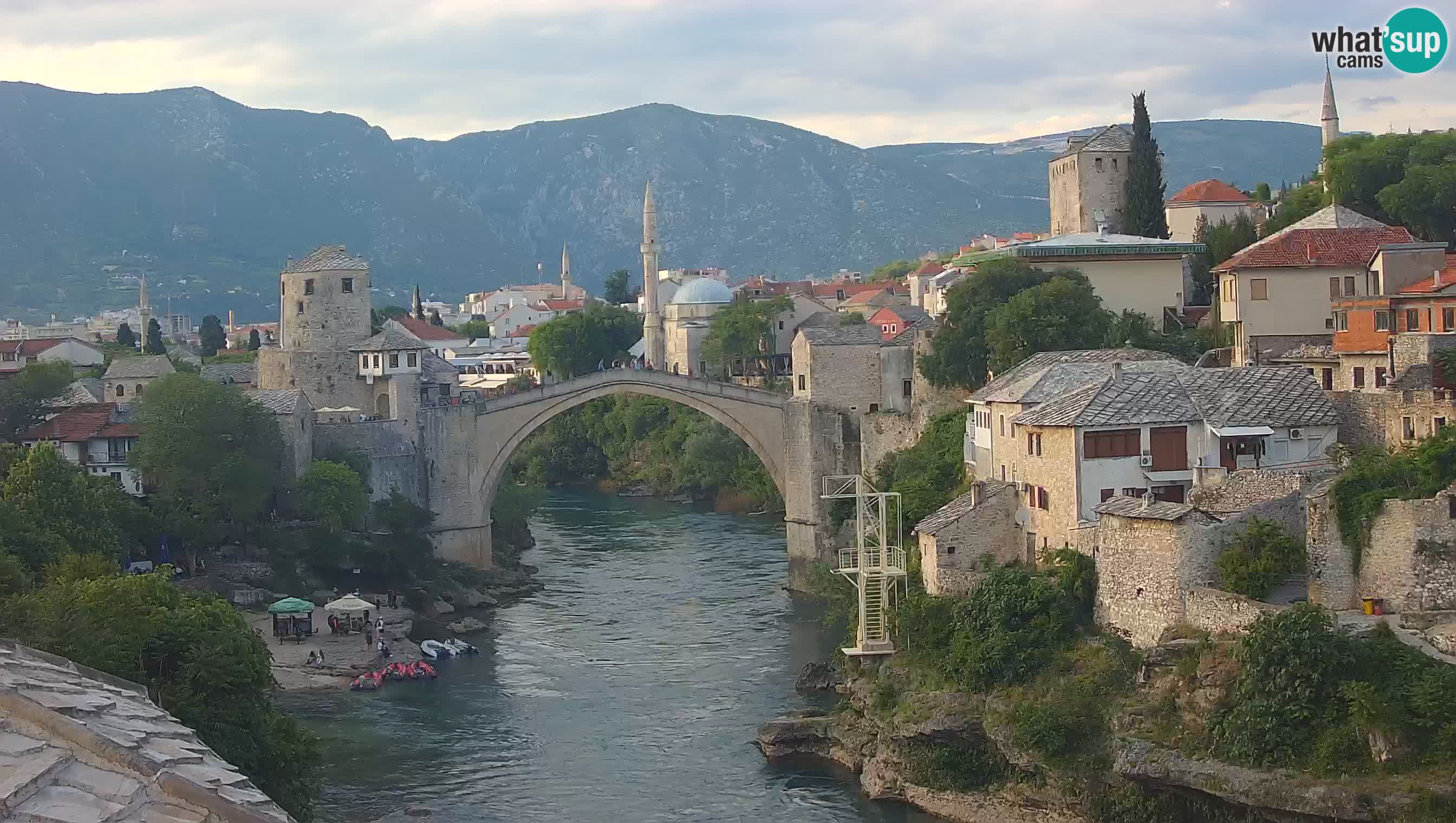 Mostar webcam – LIVE Old Bridge and Neretva river
