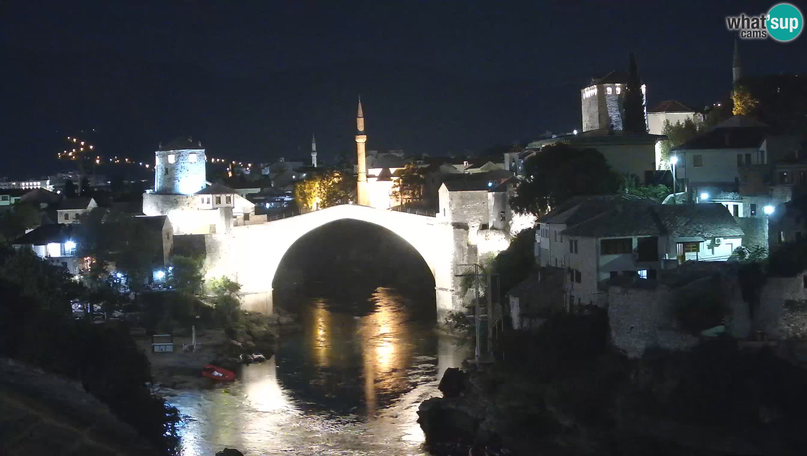 Webcam de Mostar – Le Vieux Pont sur la rivière Neretva